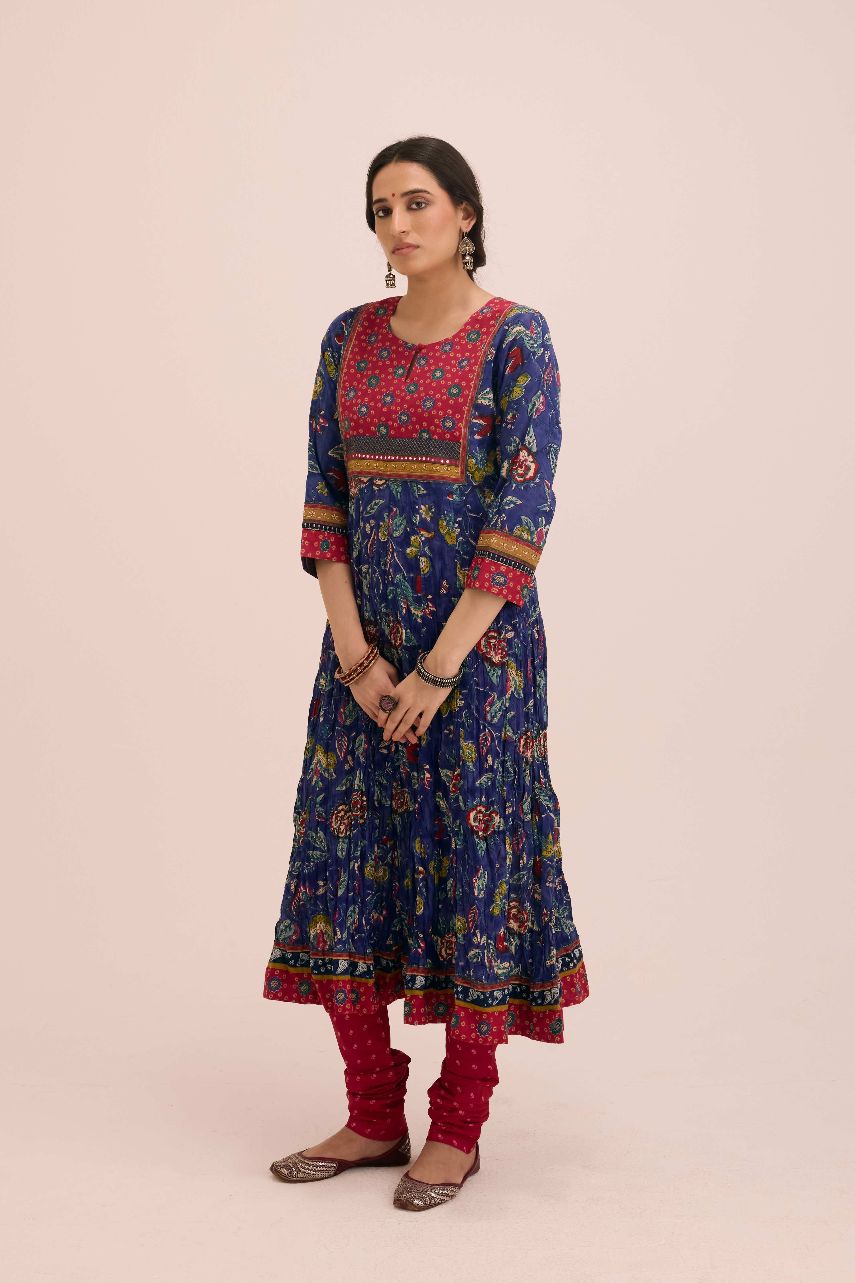 Traditional Cotton Churidar Pink