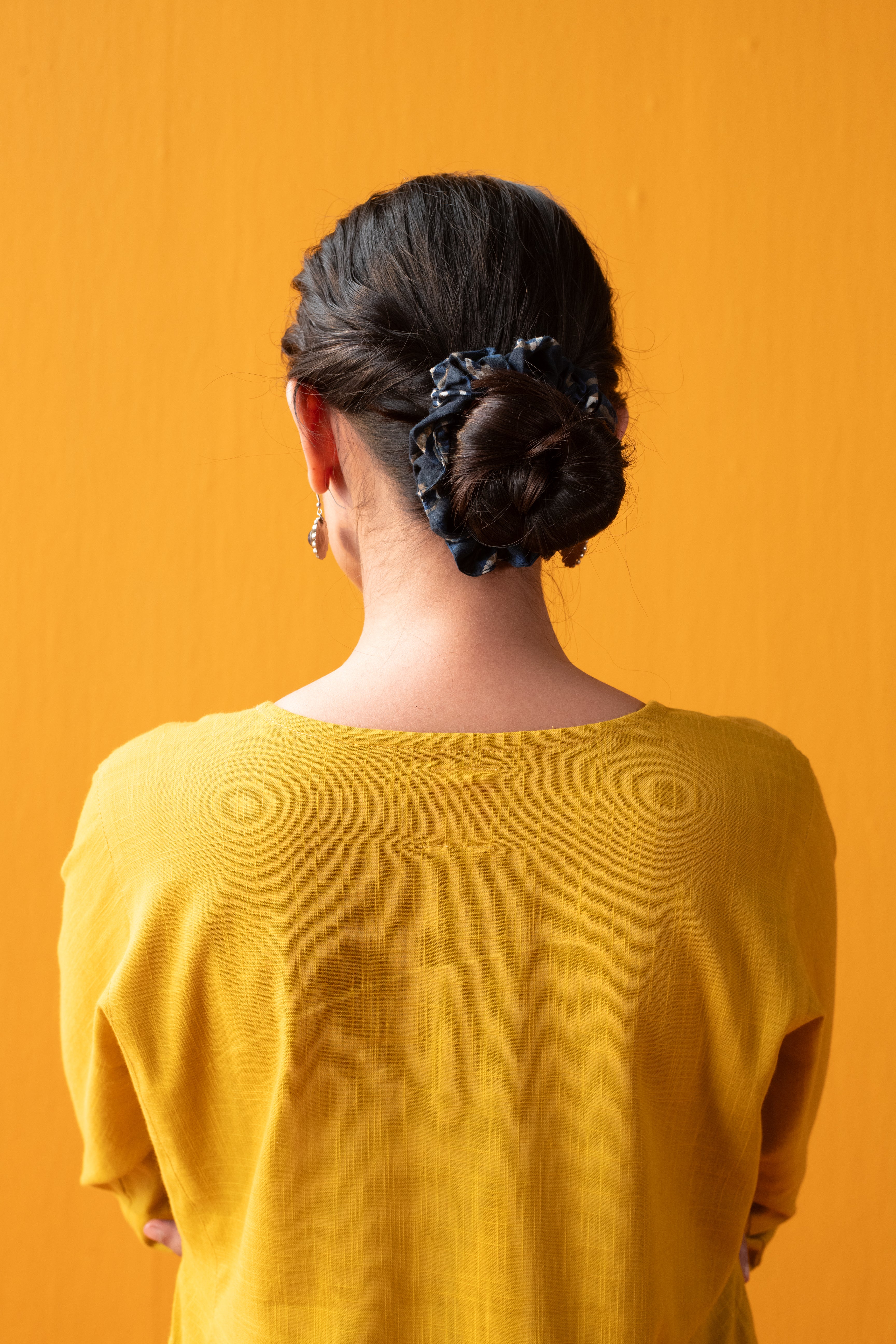 Scrunchies Printed & Plain Set Of 3 (9043487883563)