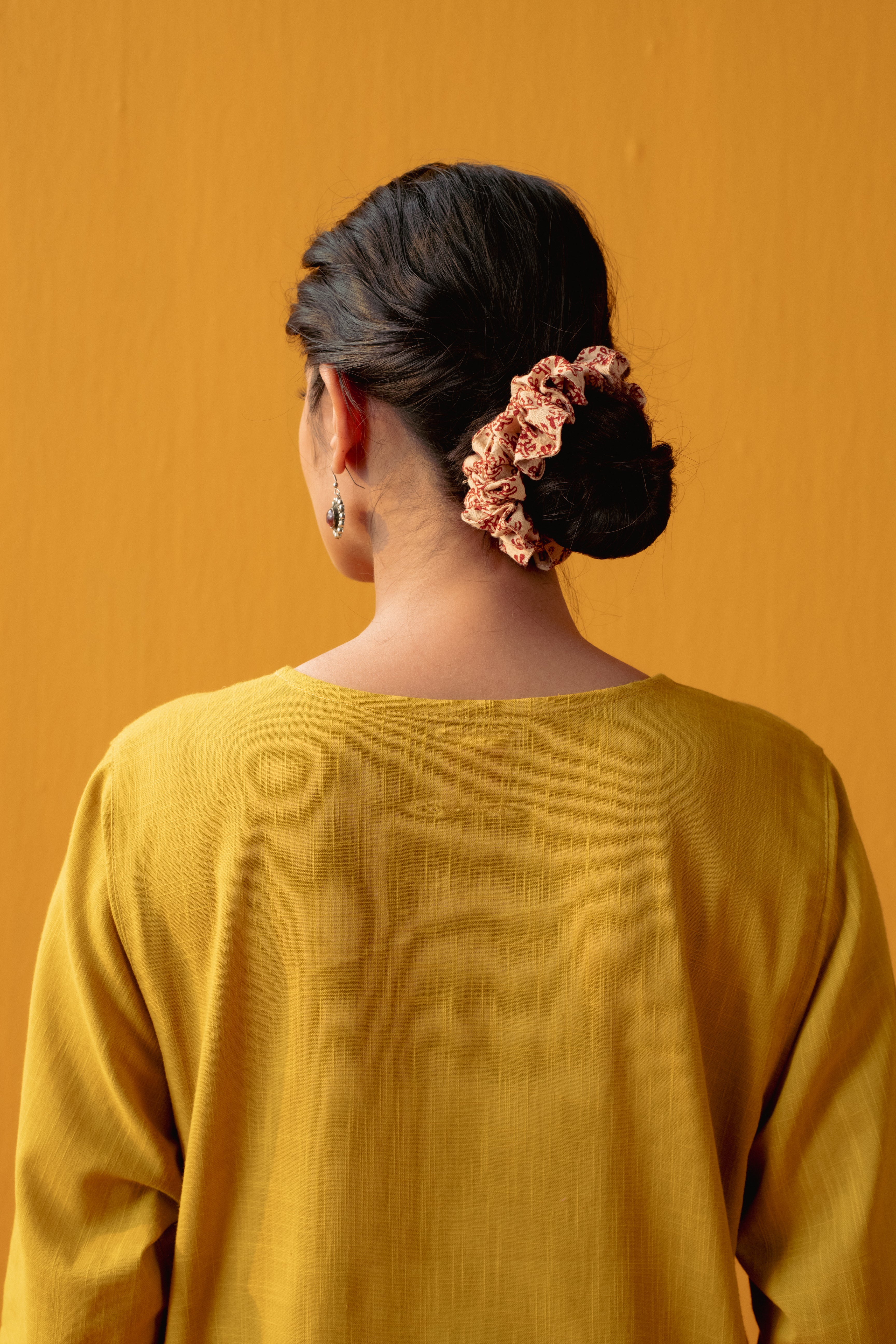 Scrunchies Plain & Printed Set Of 4 (9043486146859)