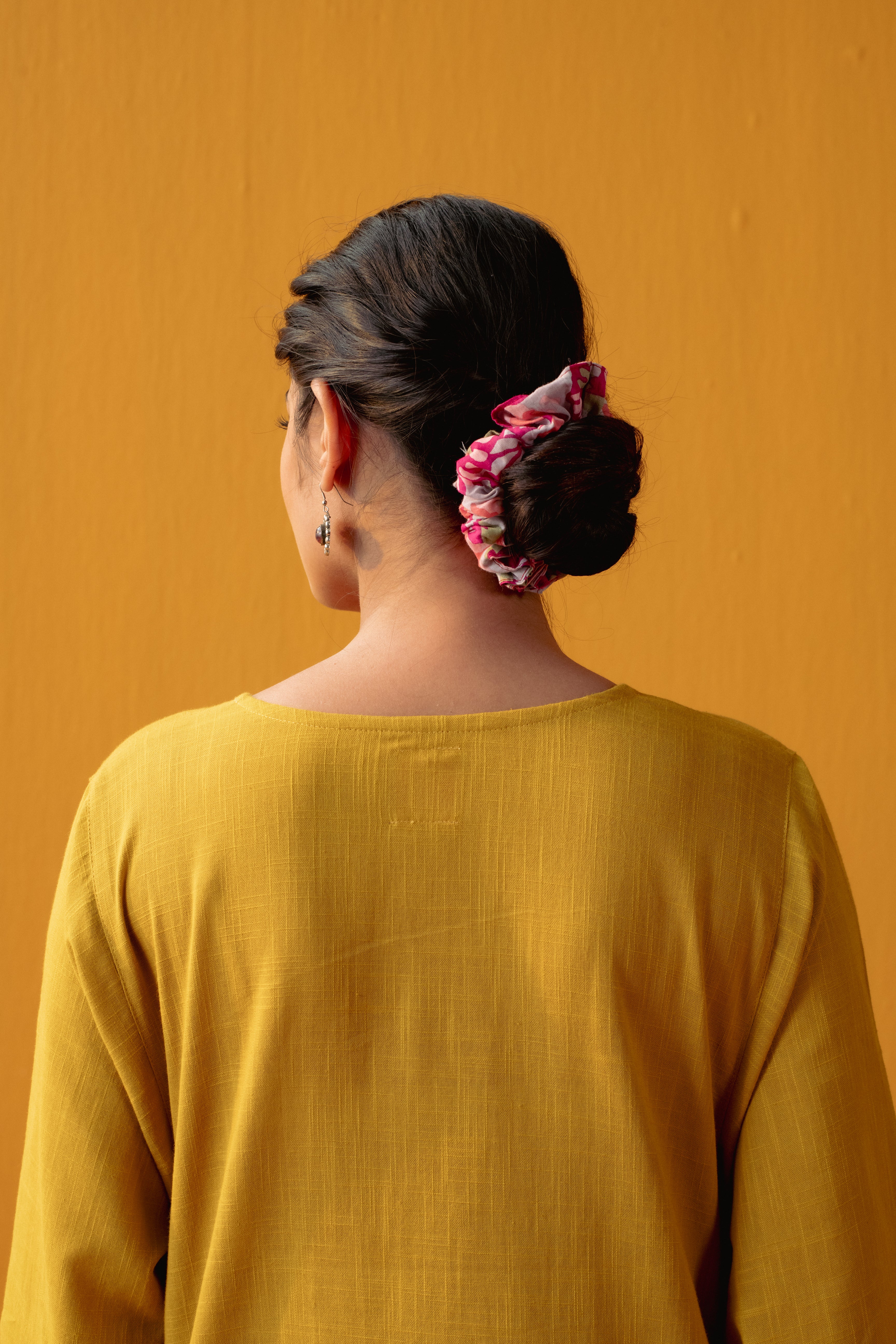 Scrunchies Plain & Printed Set Of 4 (9043486146859)