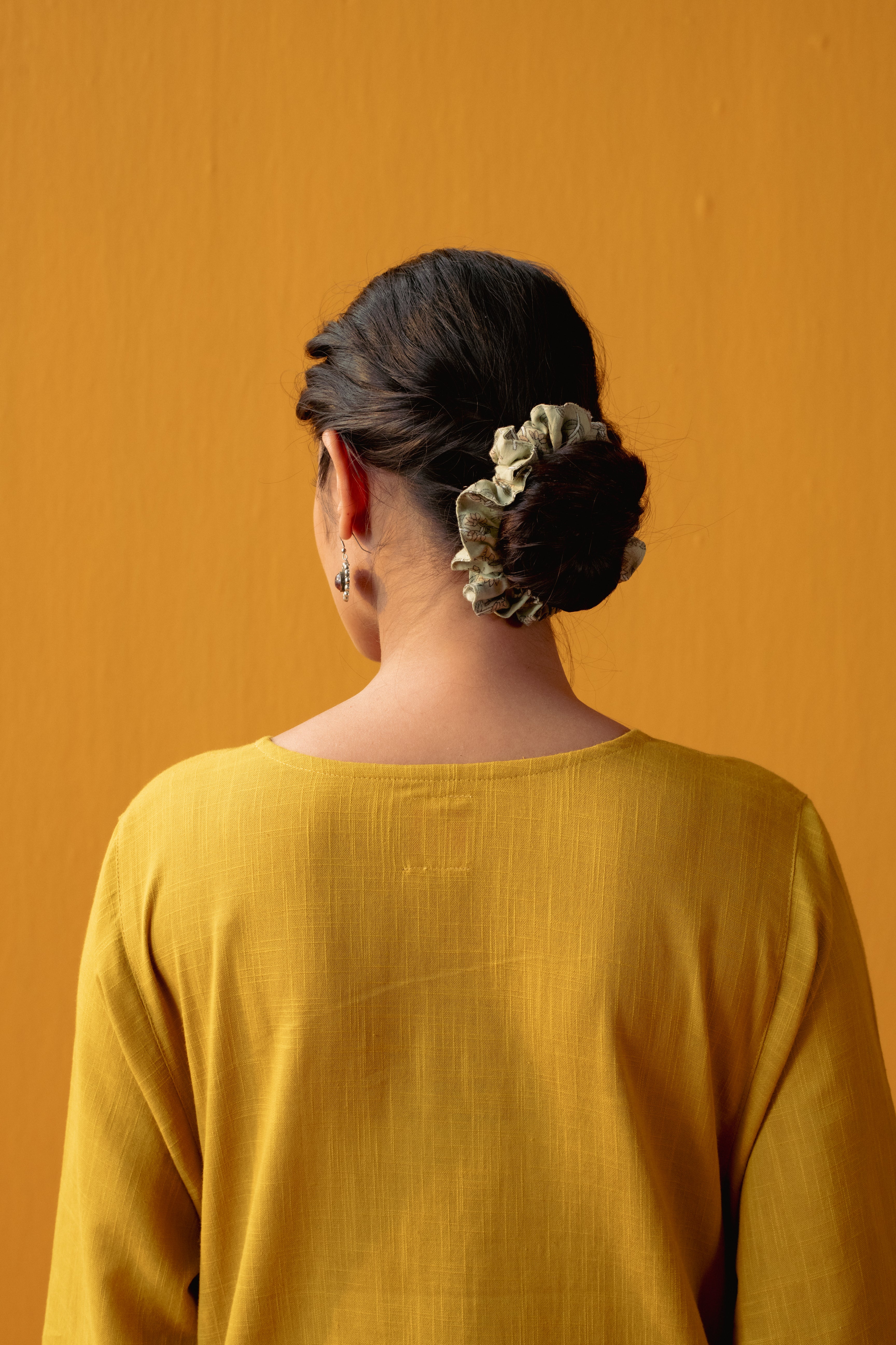 Scrunchies Printed & Plain Set Of 3 (9043487883563)