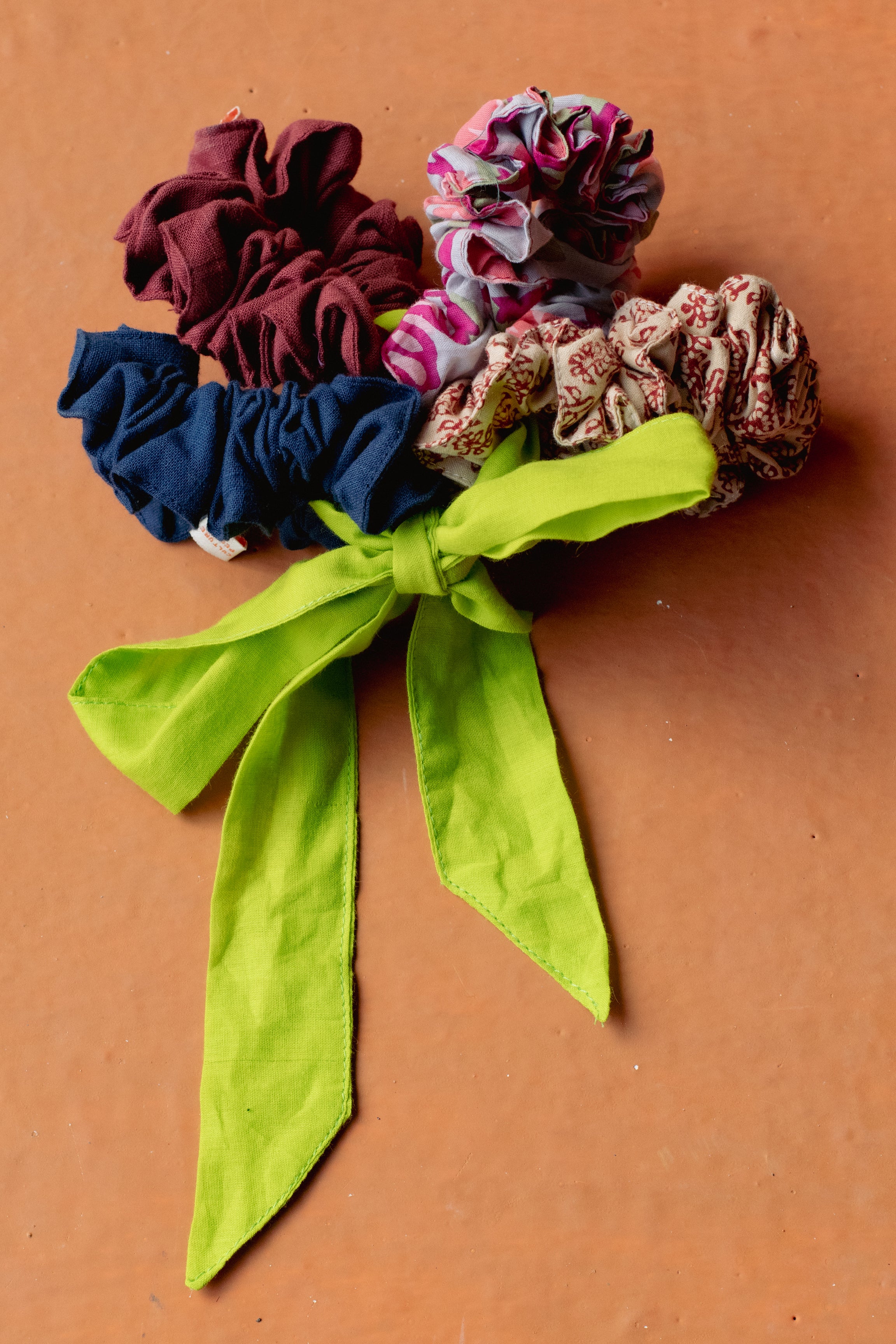 Scrunchy Plain & Printed (Set of 4) (9043486146859)