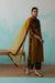 Rozana Chiffon Dupatta Ochre (8344452301099)