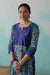 Kashi Kurta Light Grey Blue Bandhej (8342890742059)