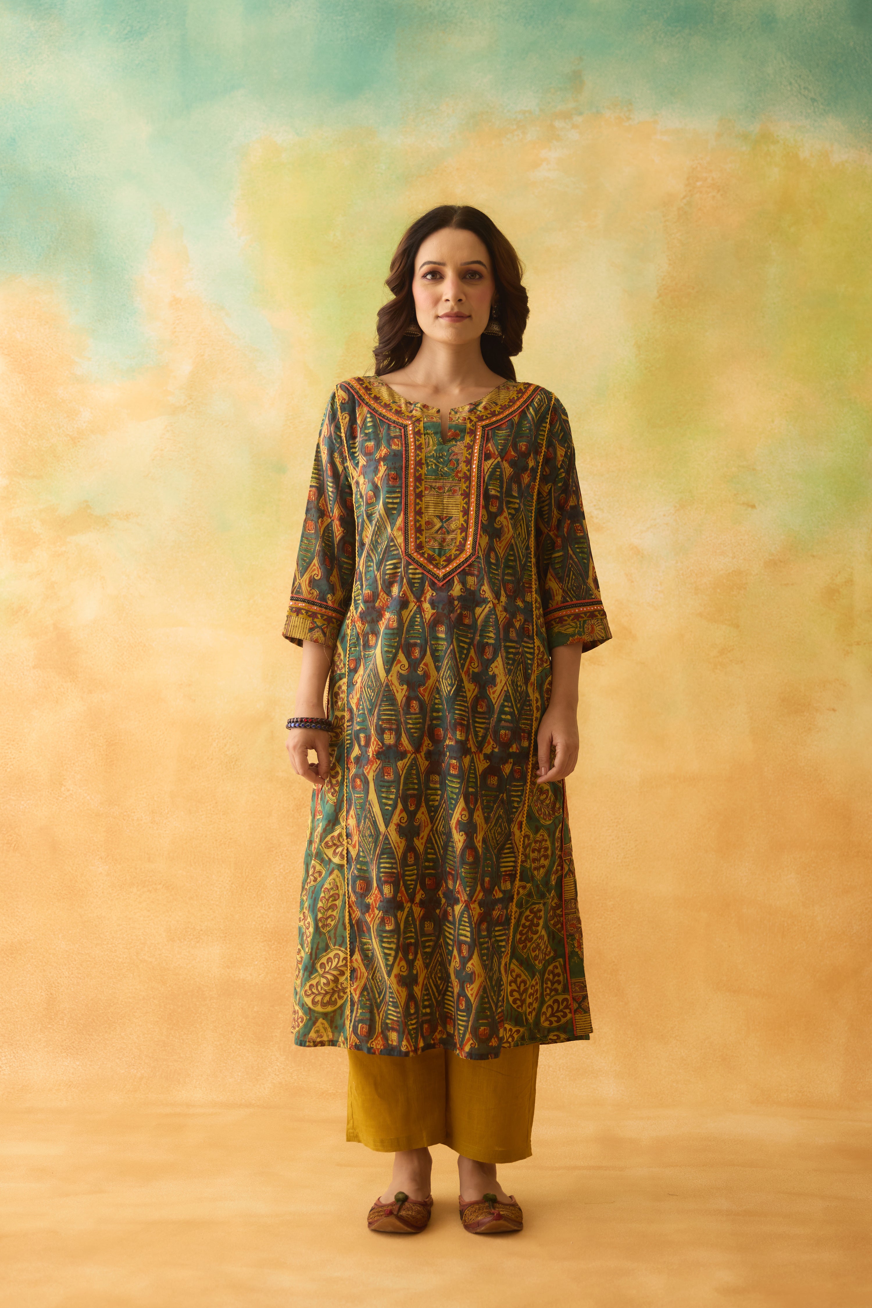 Rozana Pant Mustard (10004542423339)