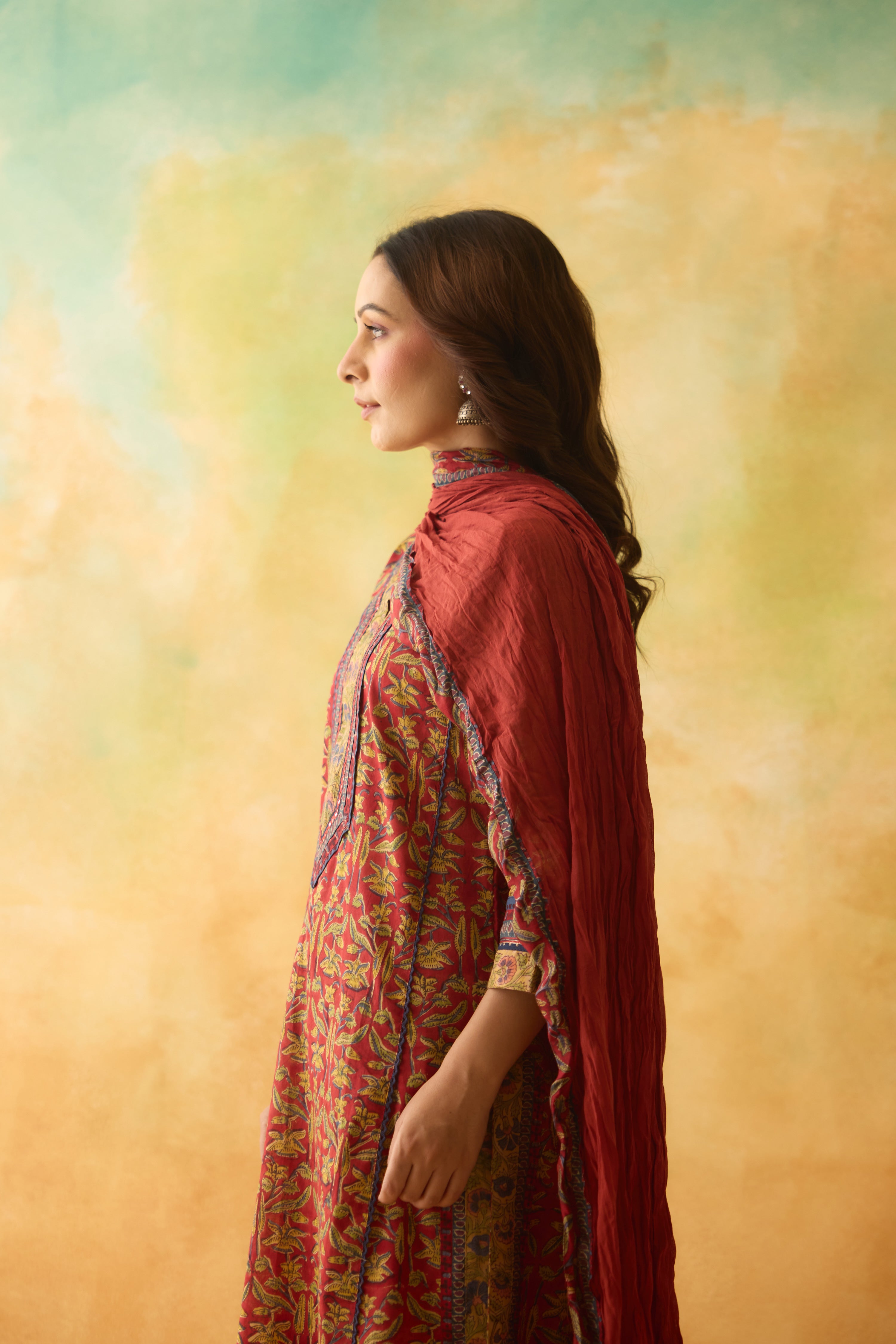 Rozana Dupatta Red (10009697943851)