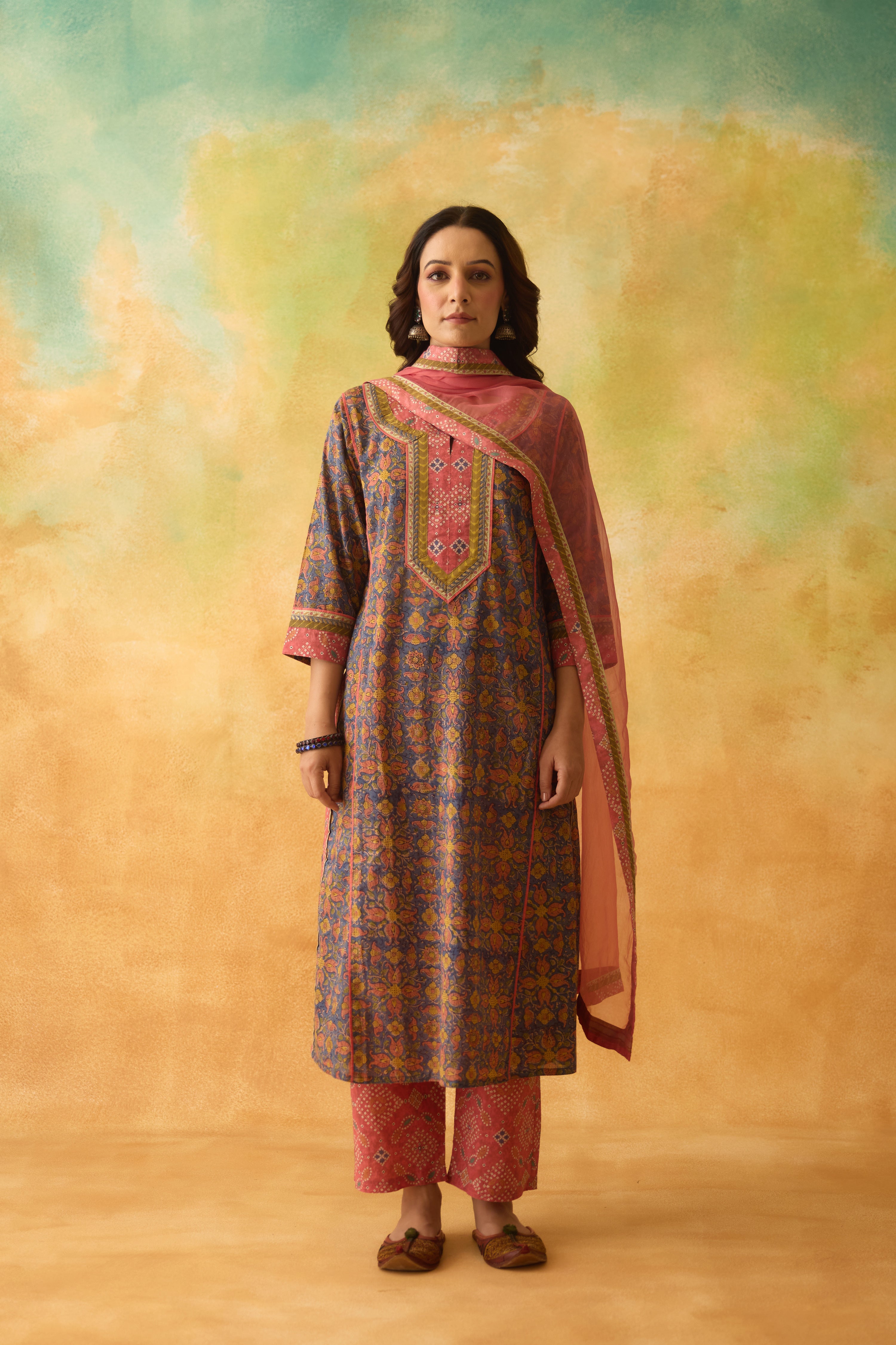 Medh Dupatta BMR Pink (10004783235371)