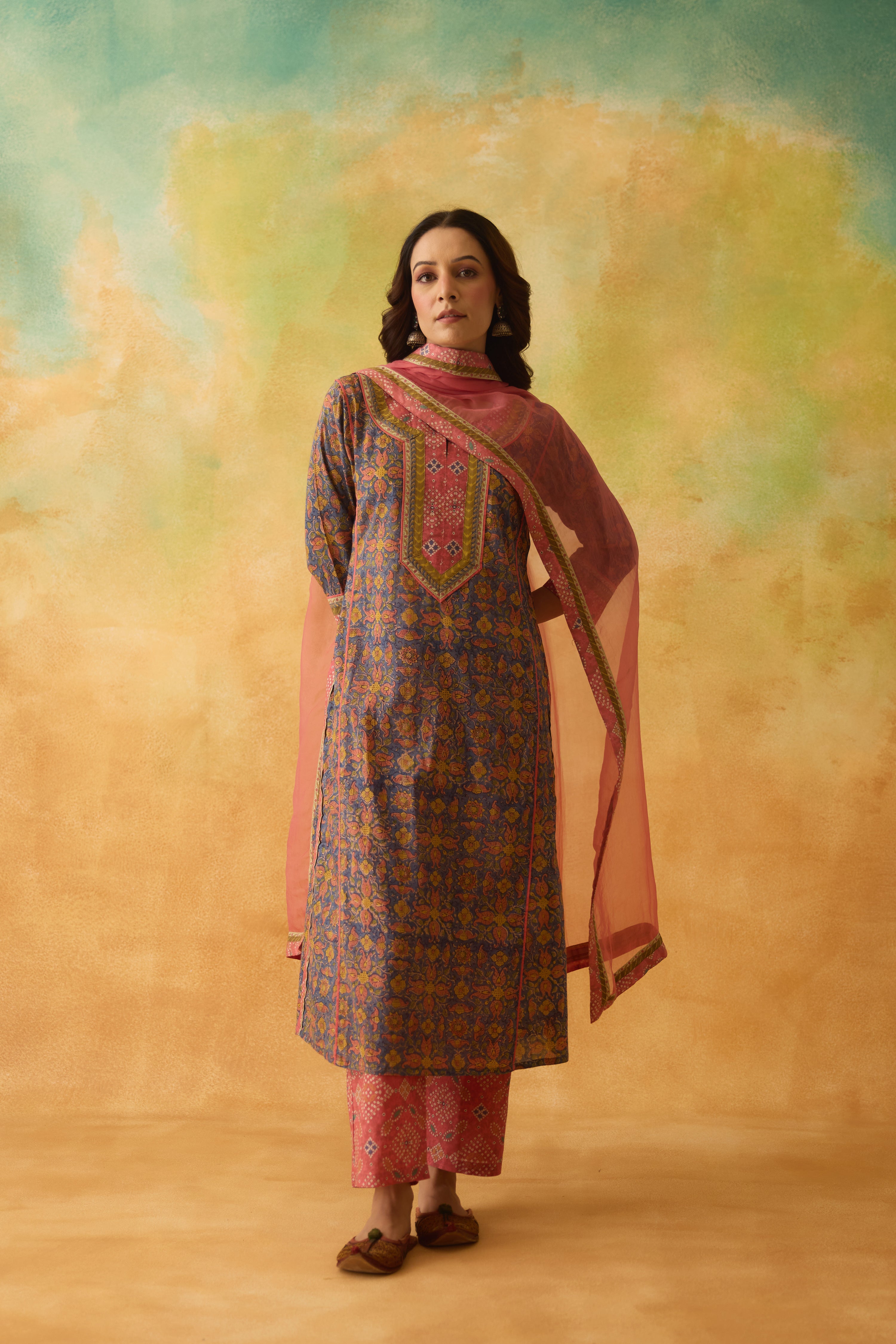 Medh Dupatta BMR Pink (10004783235371)