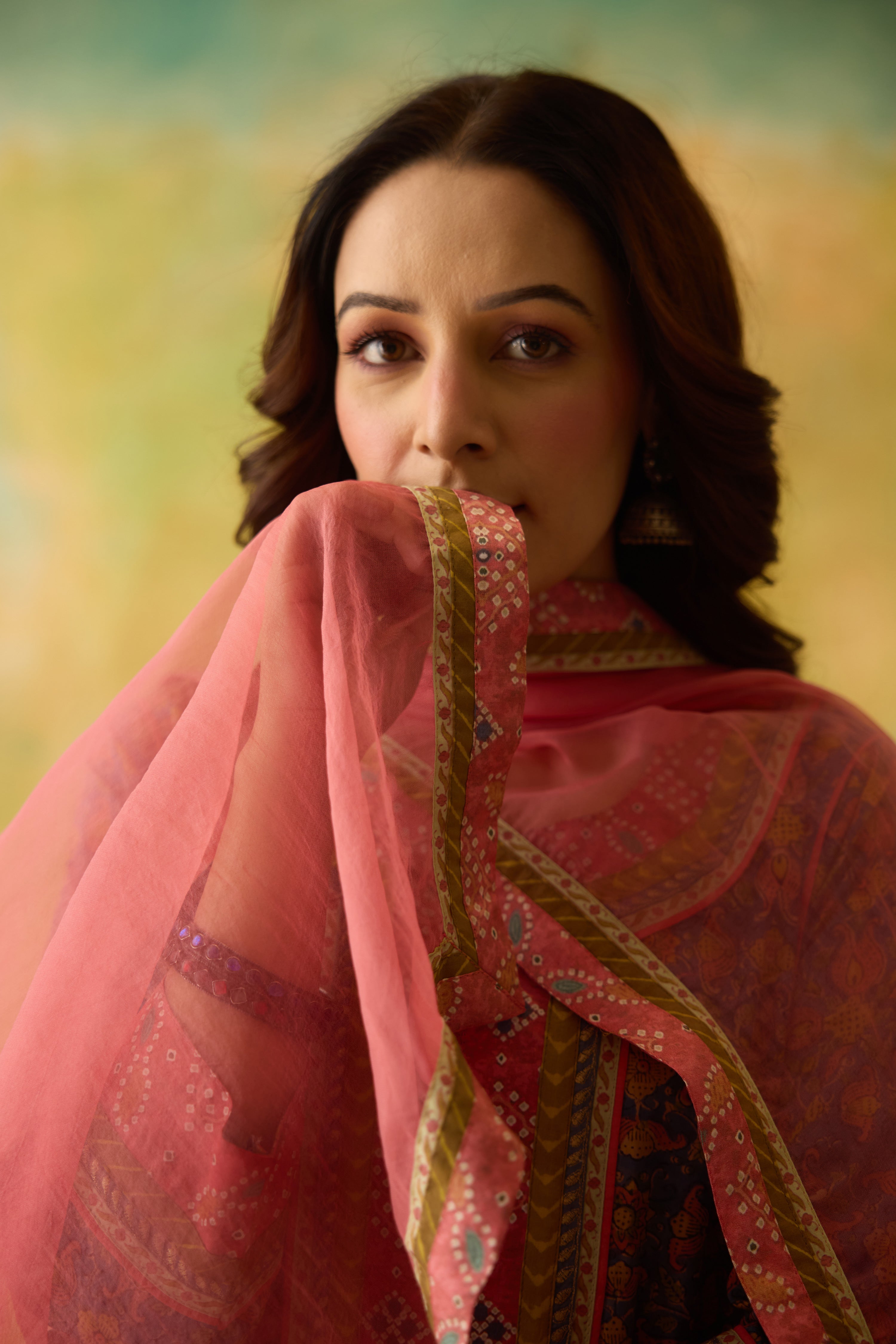 Medh Dupatta BMR Pink (10004783235371)