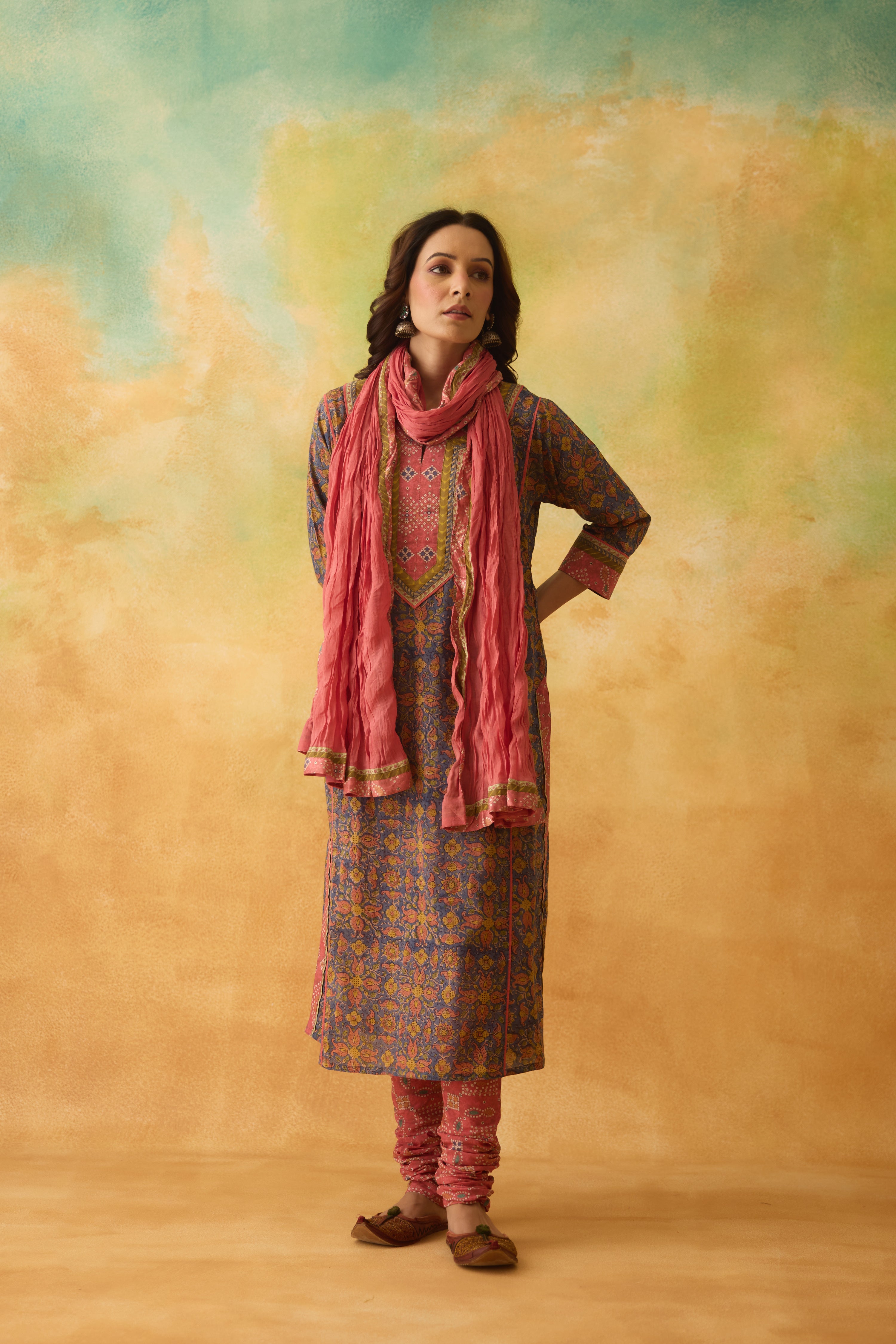 Rozana Dupatta BMR Pink (10004780417323)