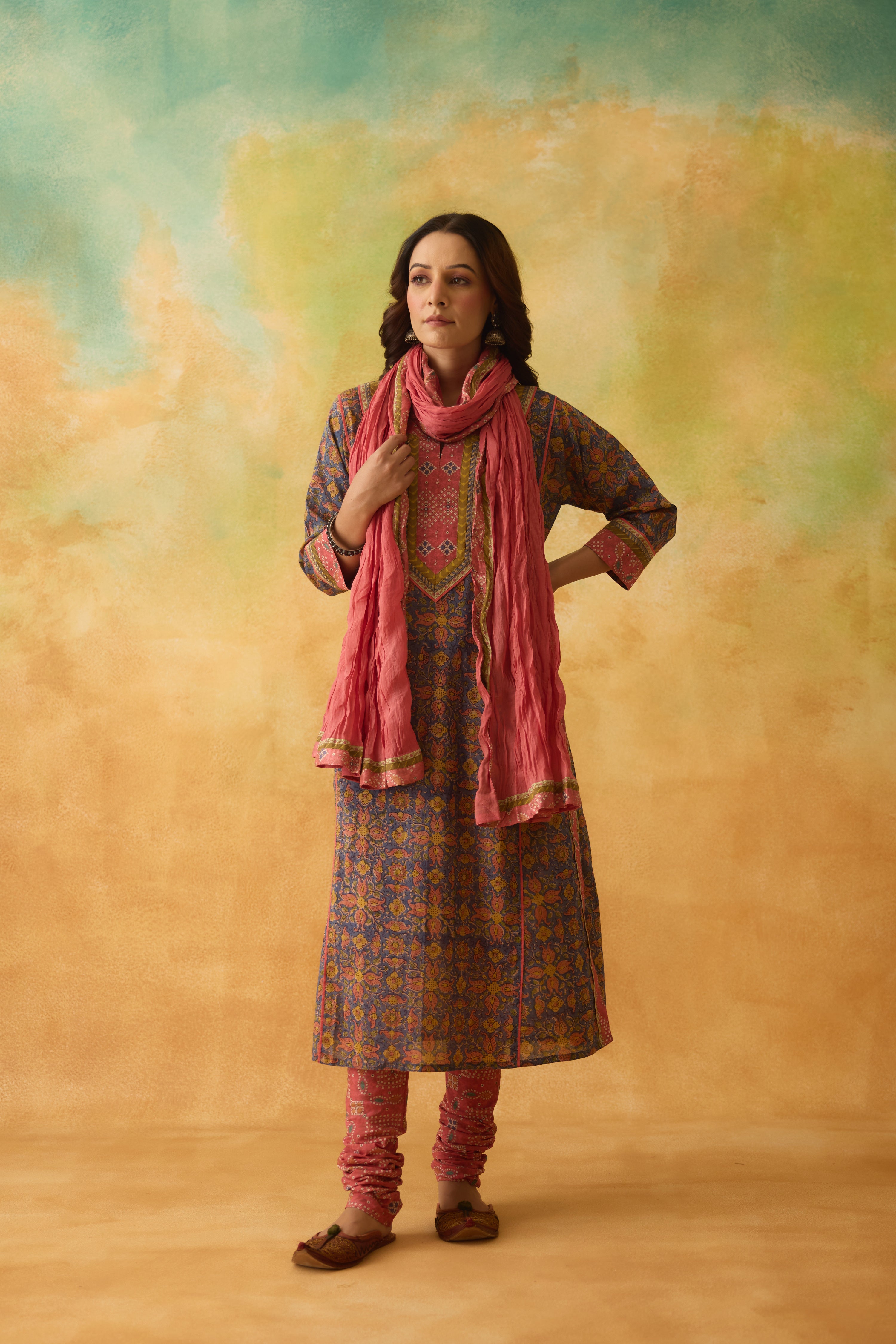 Rozana Dupatta BMR Pink (10004780417323)