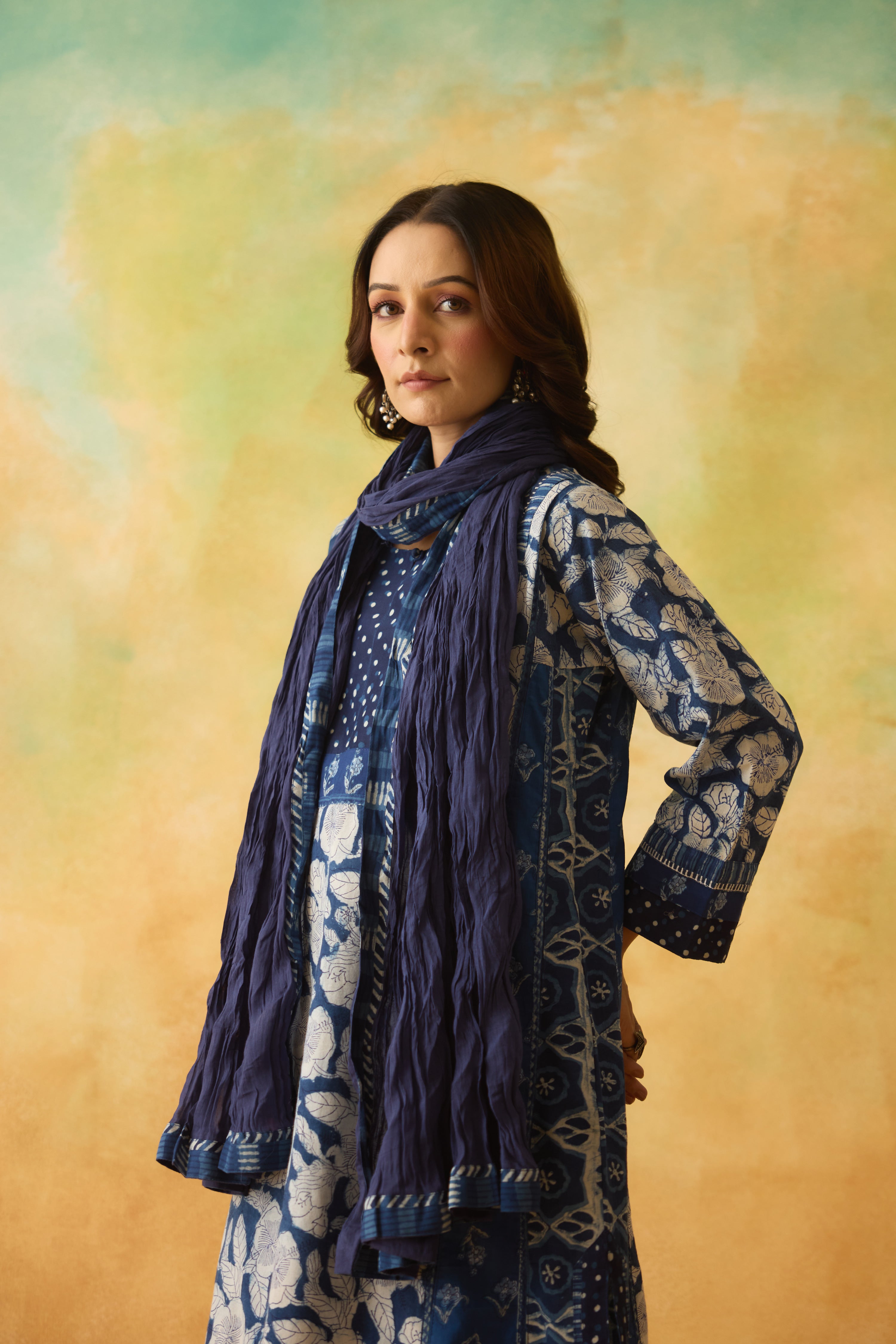 Rozana Dupatta Blue (10004503691563)