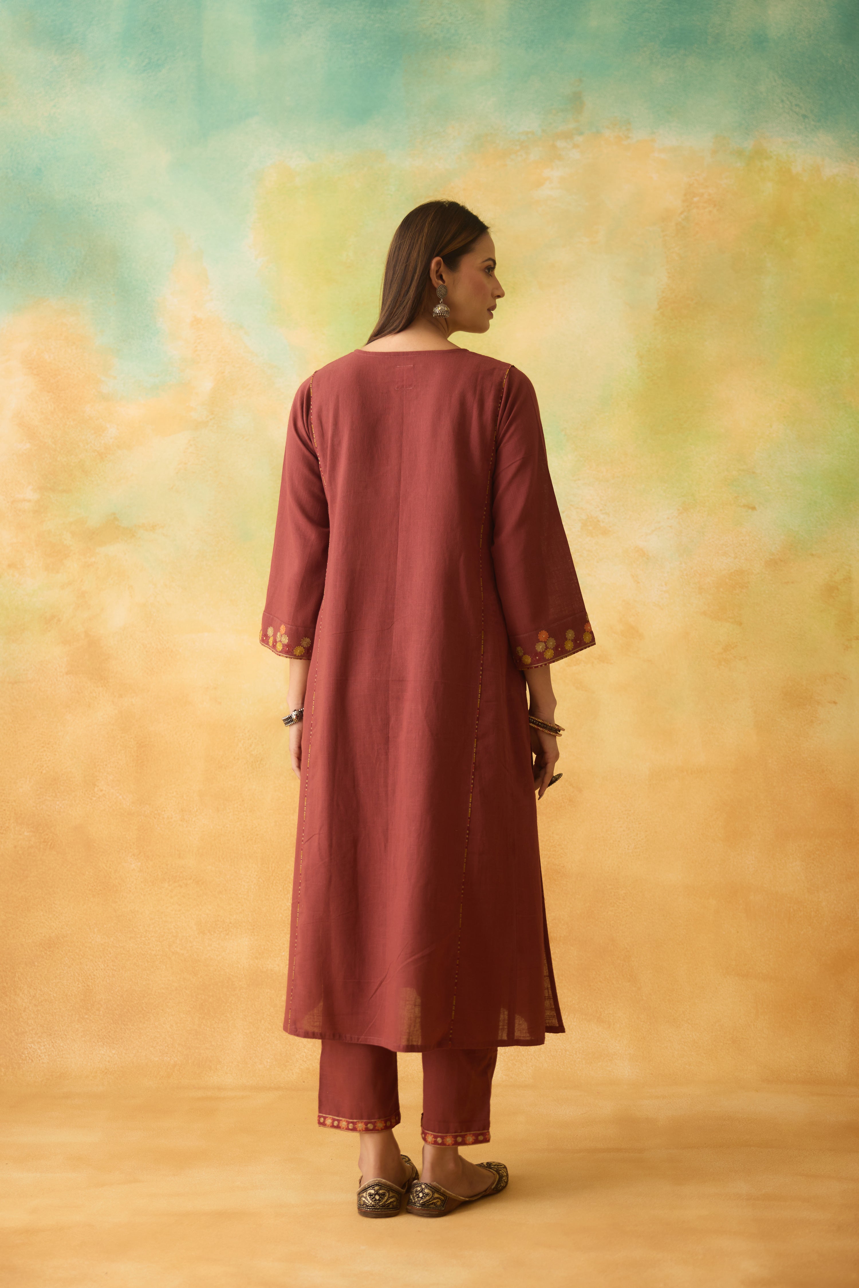 Tulsi Kurta Maroon (10002371772715)