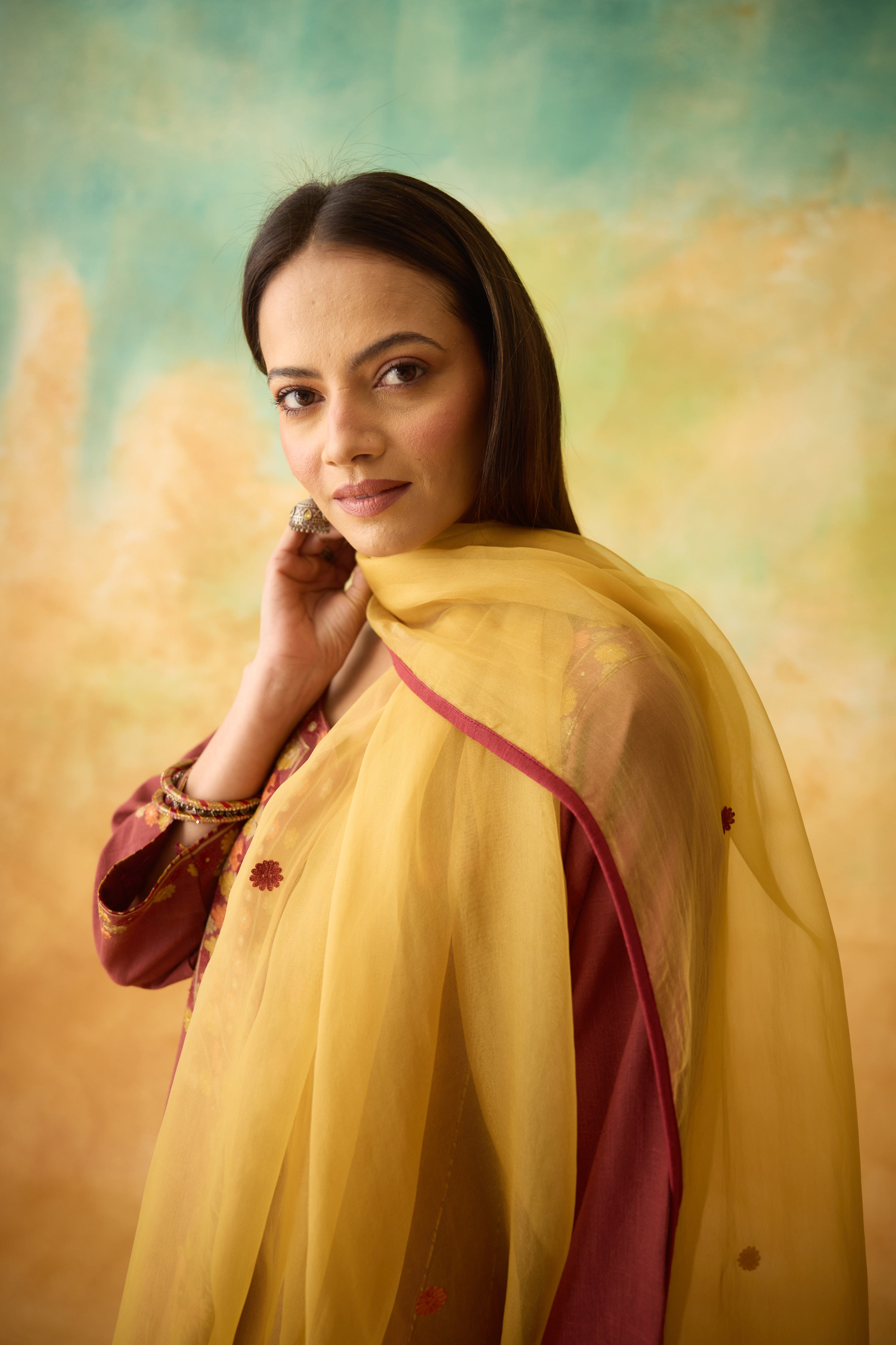 Tulsi Kurta Maroon (10002371772715)