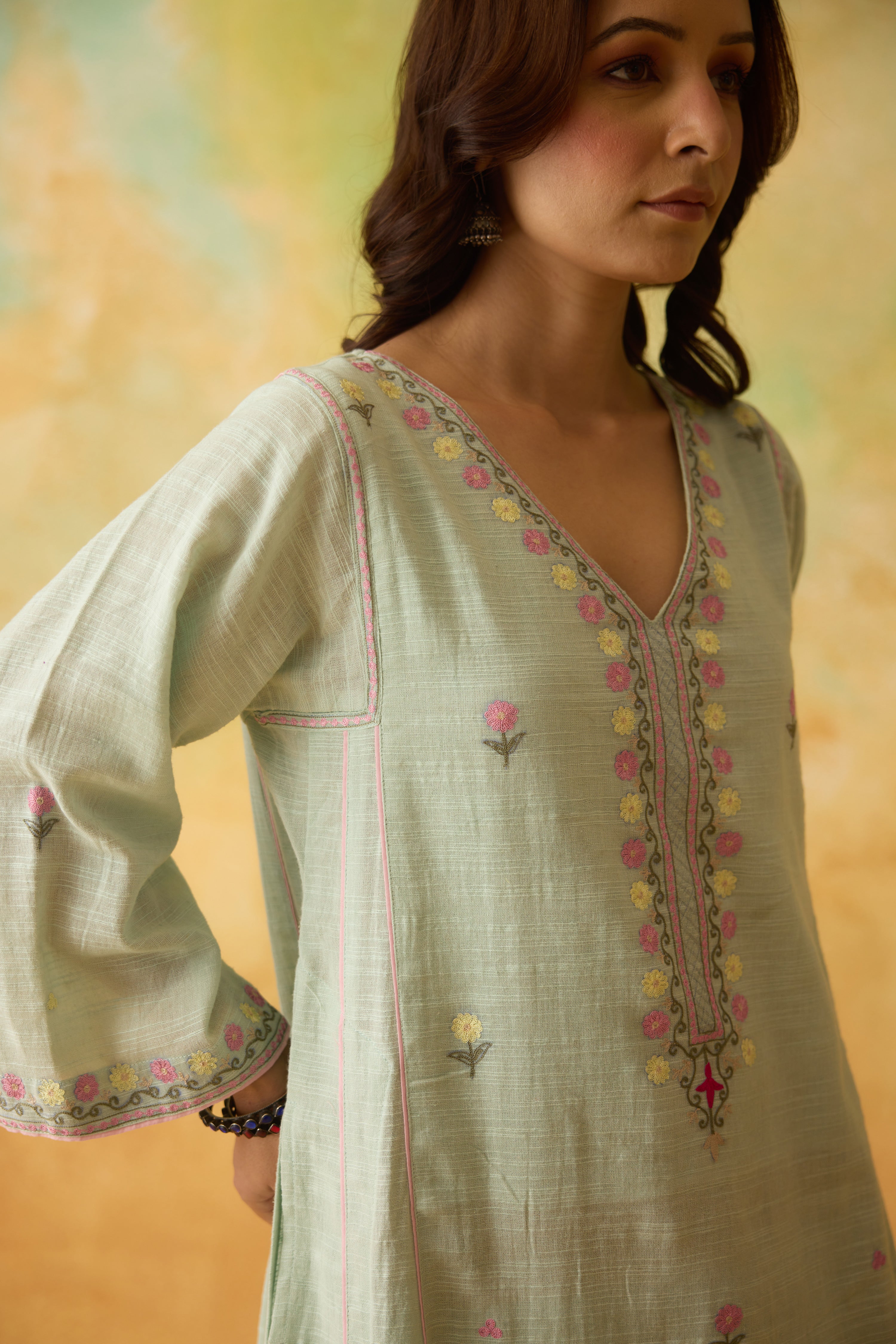 Ramya Kurta Pale Blue (10001665130795)