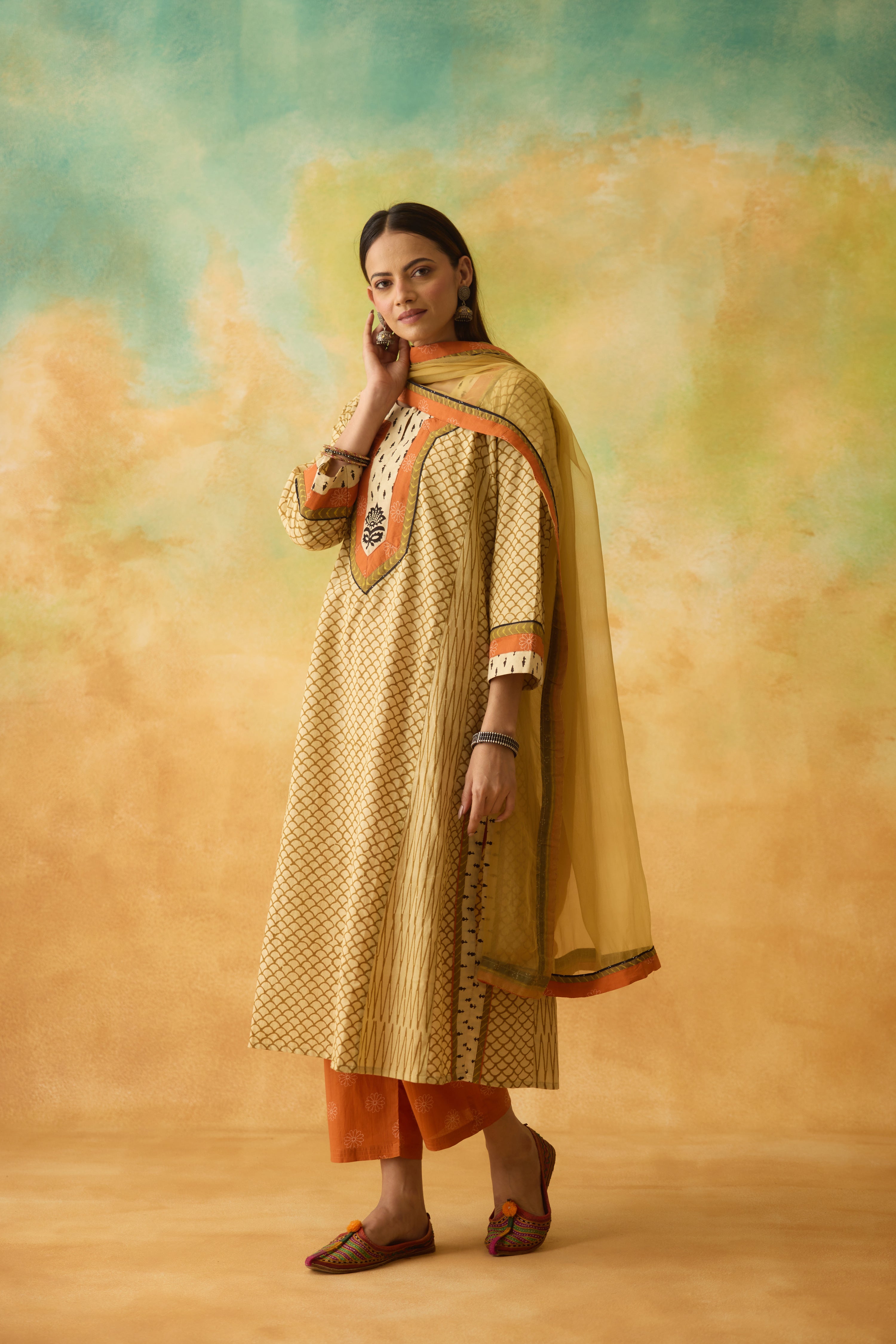 Adya Kurta Beige (10009182830891)