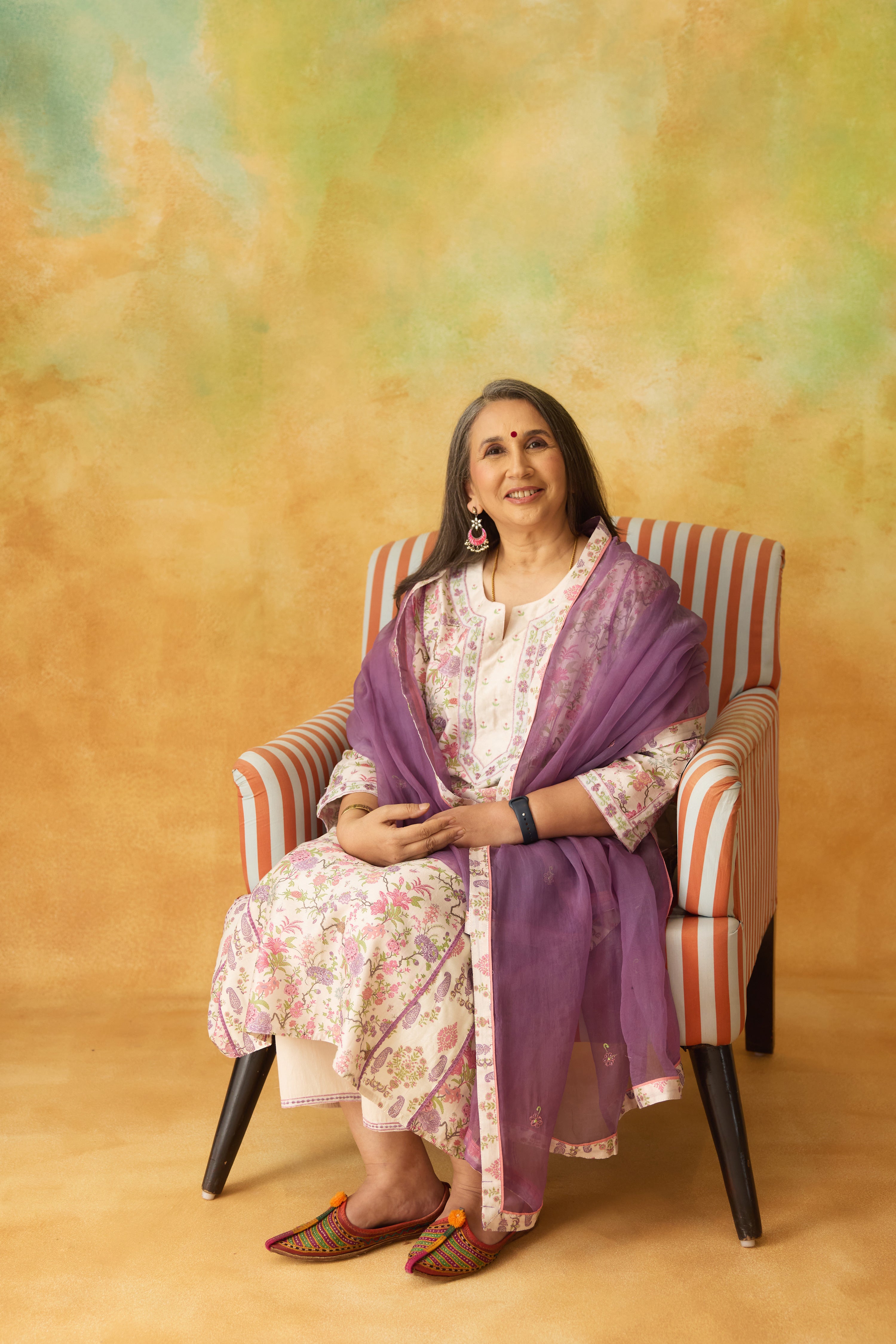 Aruni Kurta White Mauve (10001922949419)