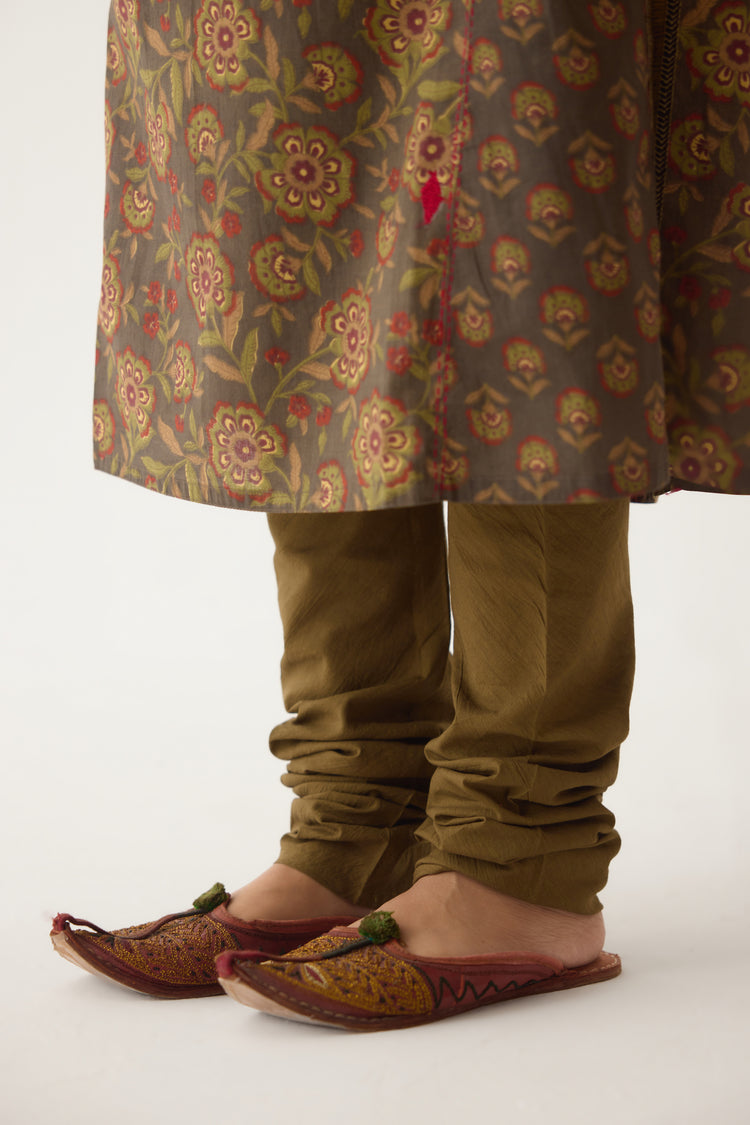 Adara Kurta Green/ Beige (Set of 3) (9996722864427)