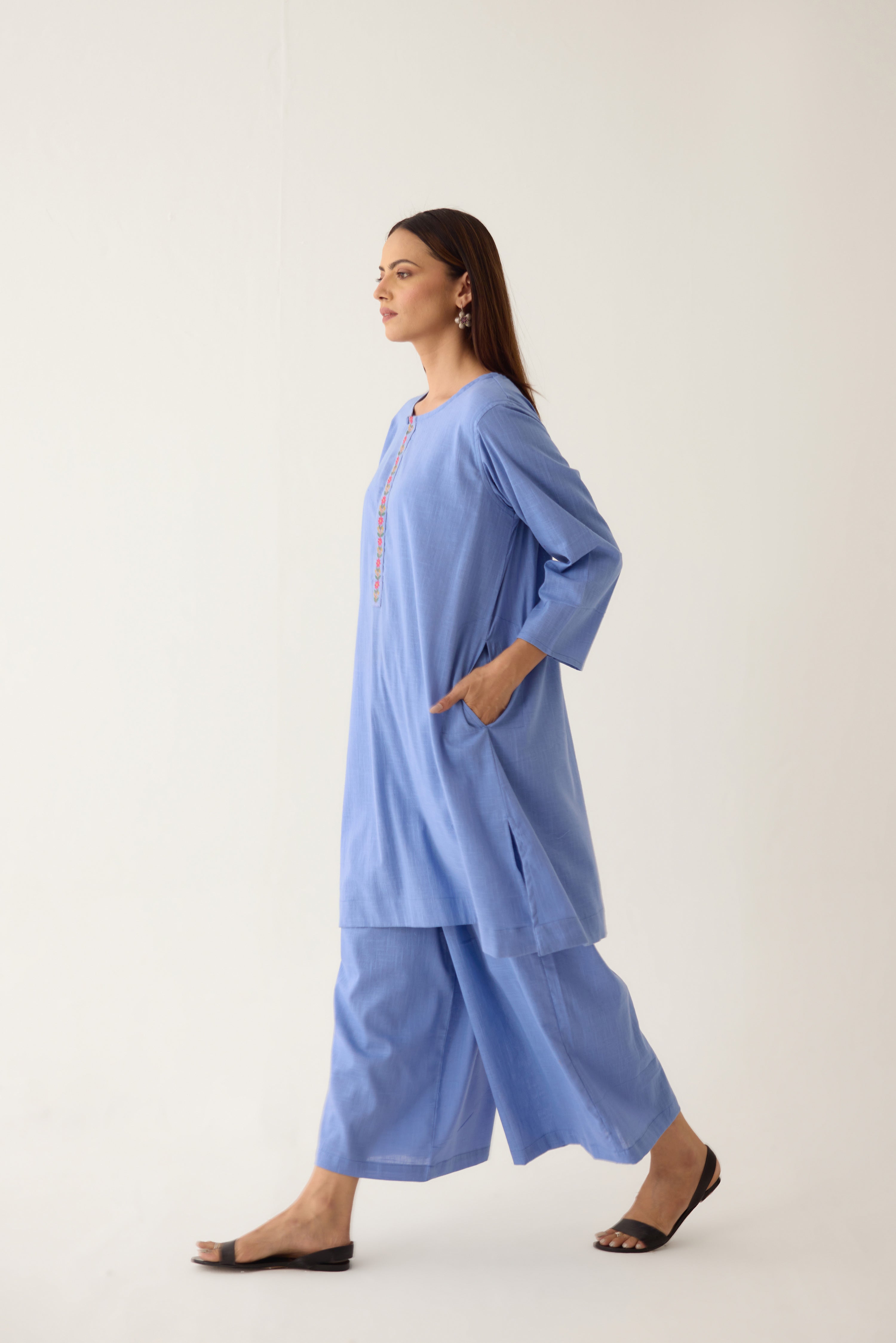 Liana Kurta Sky Blue (10003165937963)