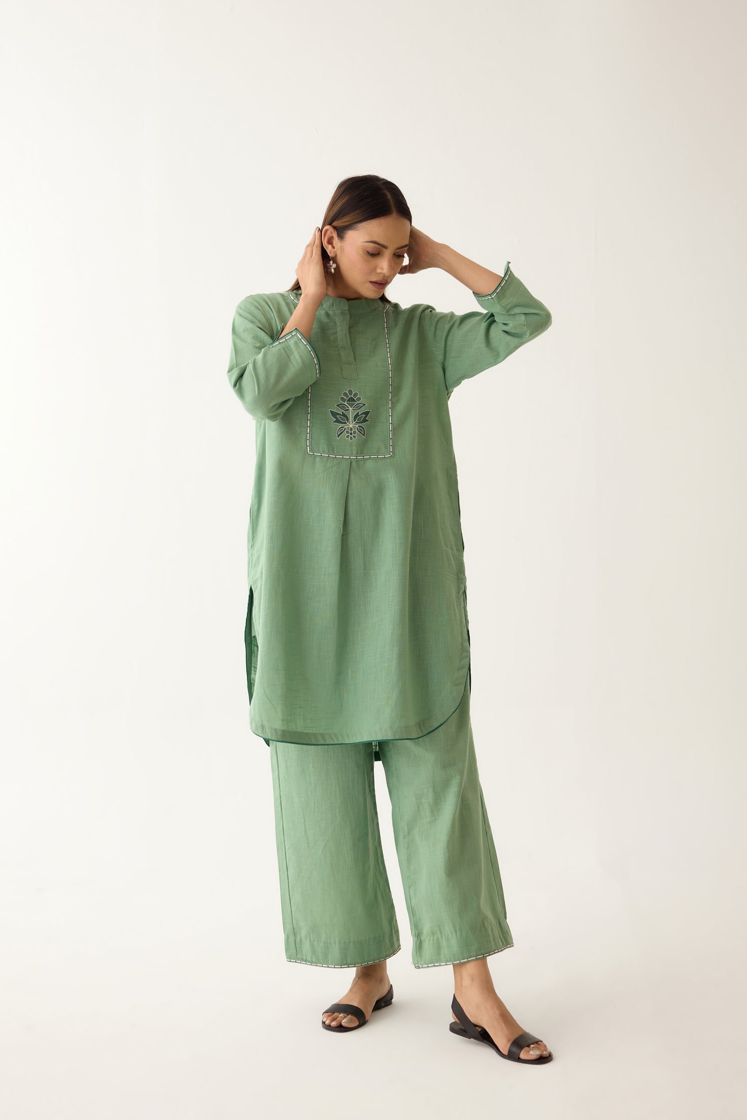 Cora Pant Ocean Green (10003284099371)