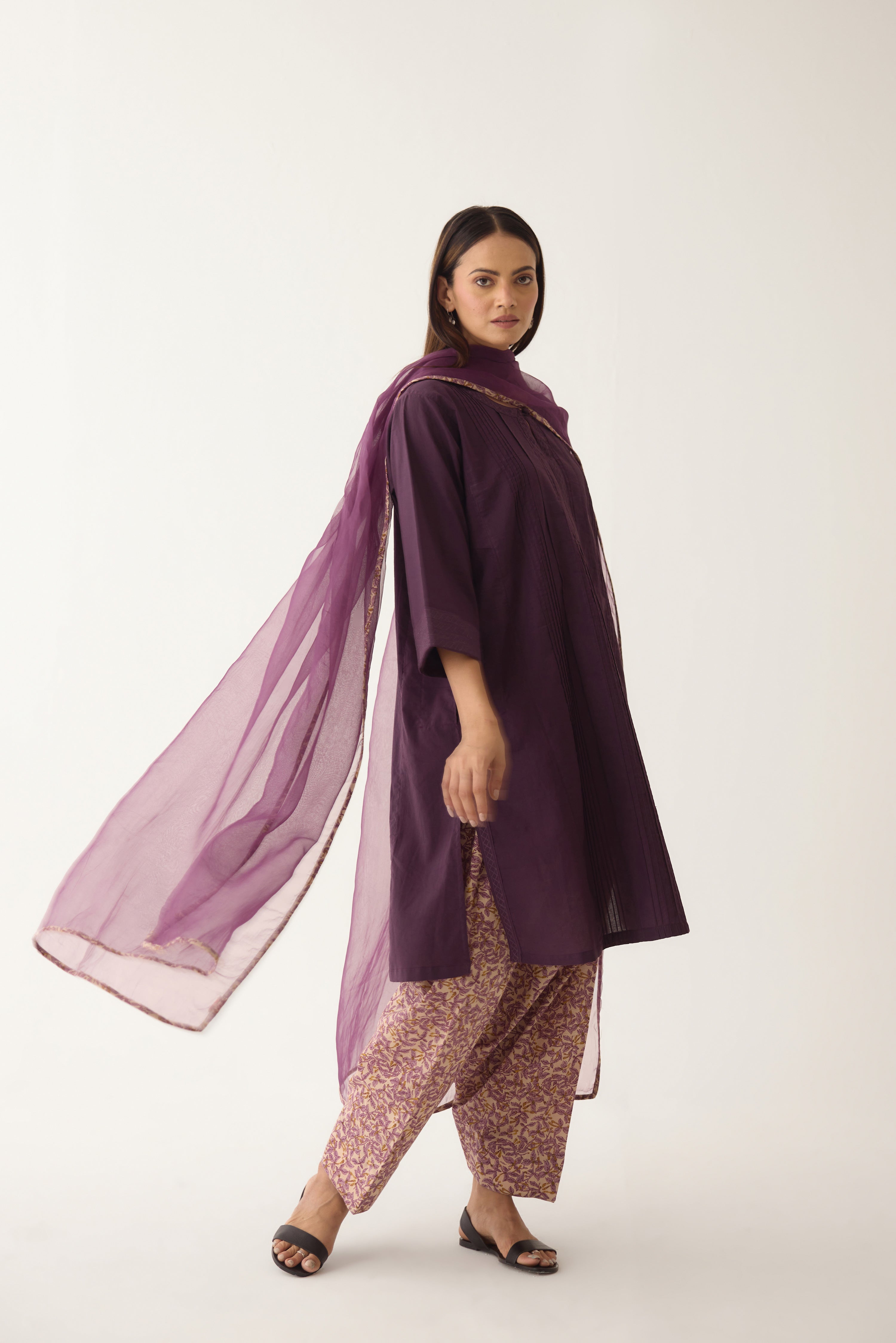 Lavanya Dupatta Light Purple (10003115770155)