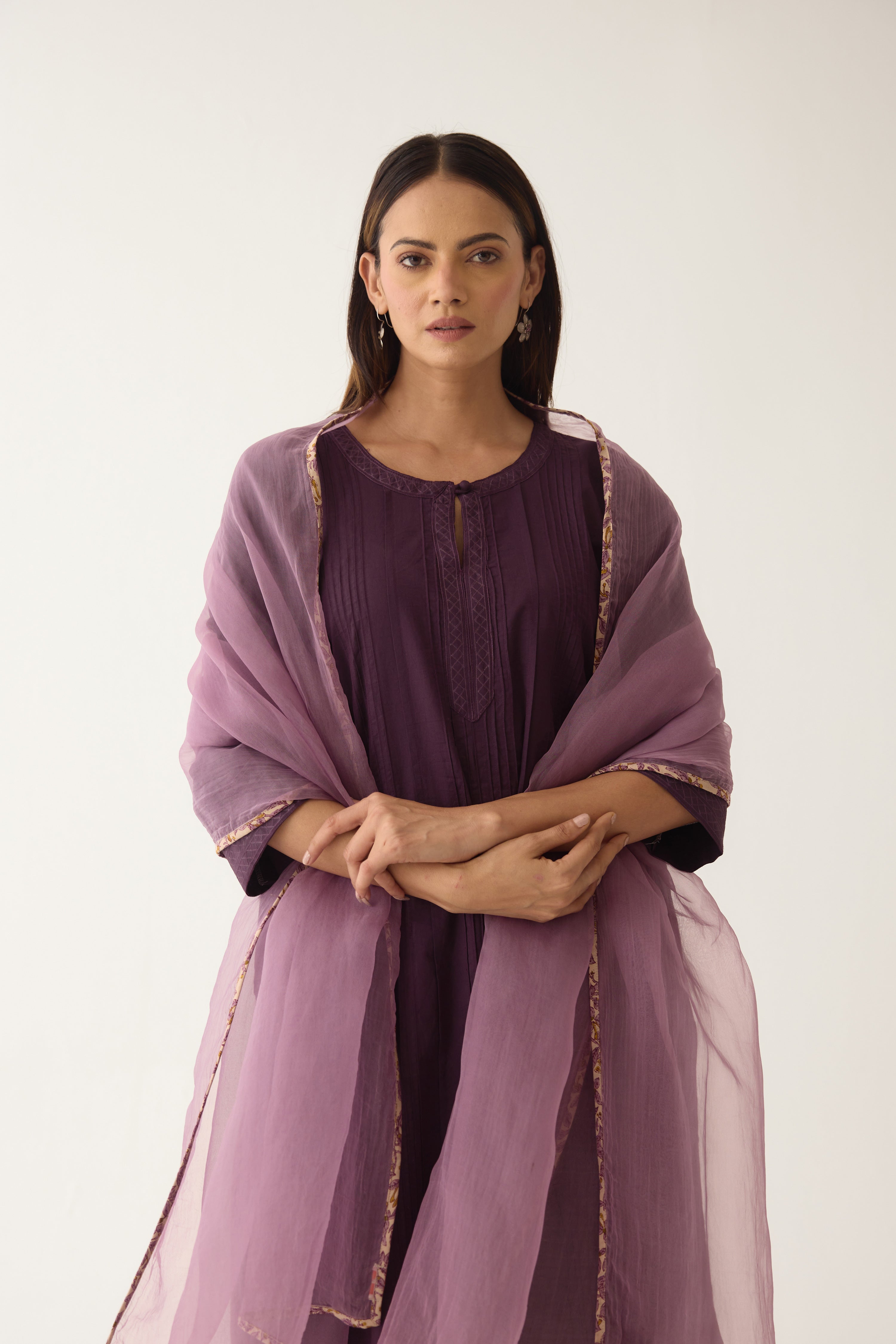 Lavanya Kurta Purple (10003085328683)