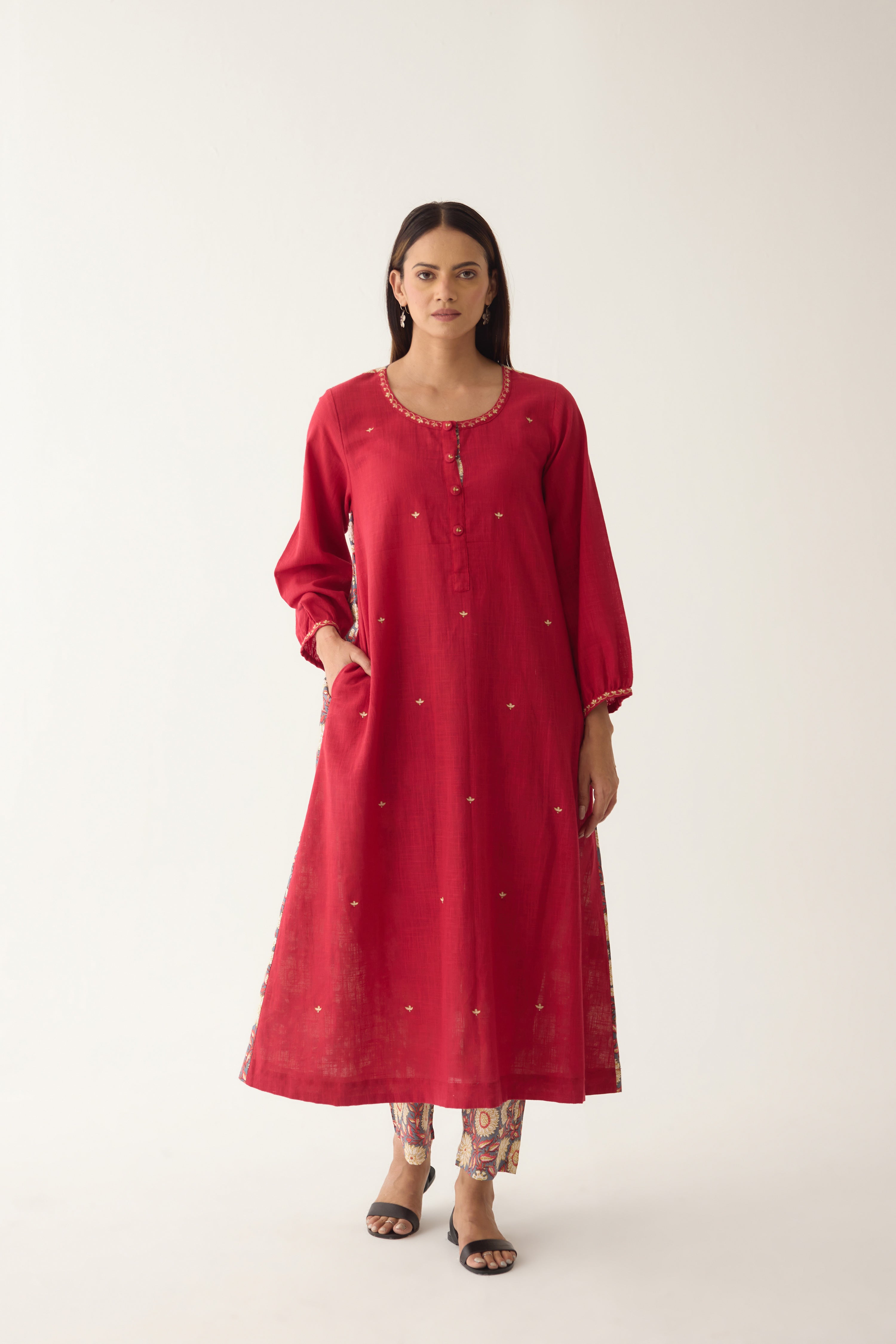 Anaya Kurta Pink (10003129860395)