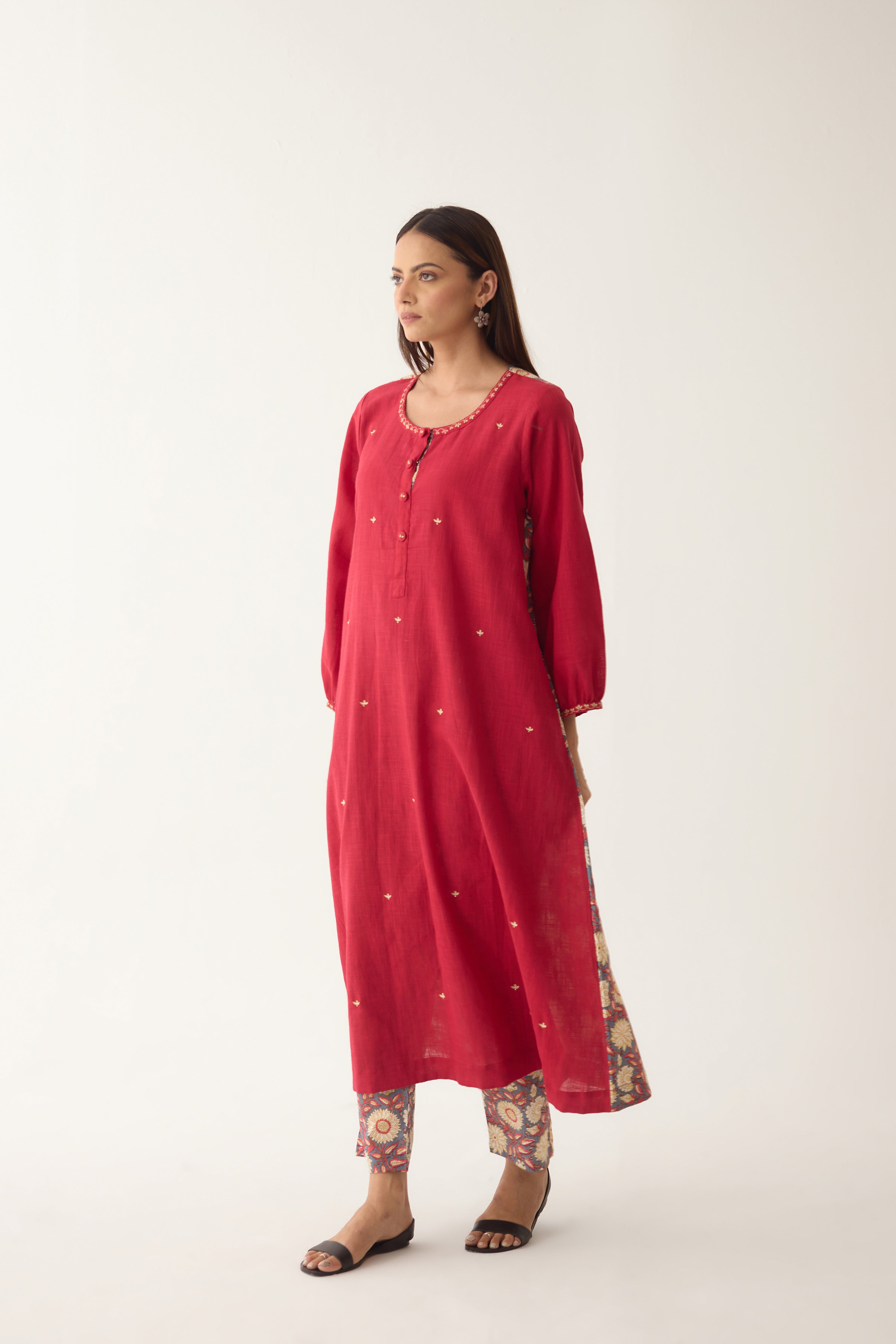 Anaya Kurta Pink (10003129860395)