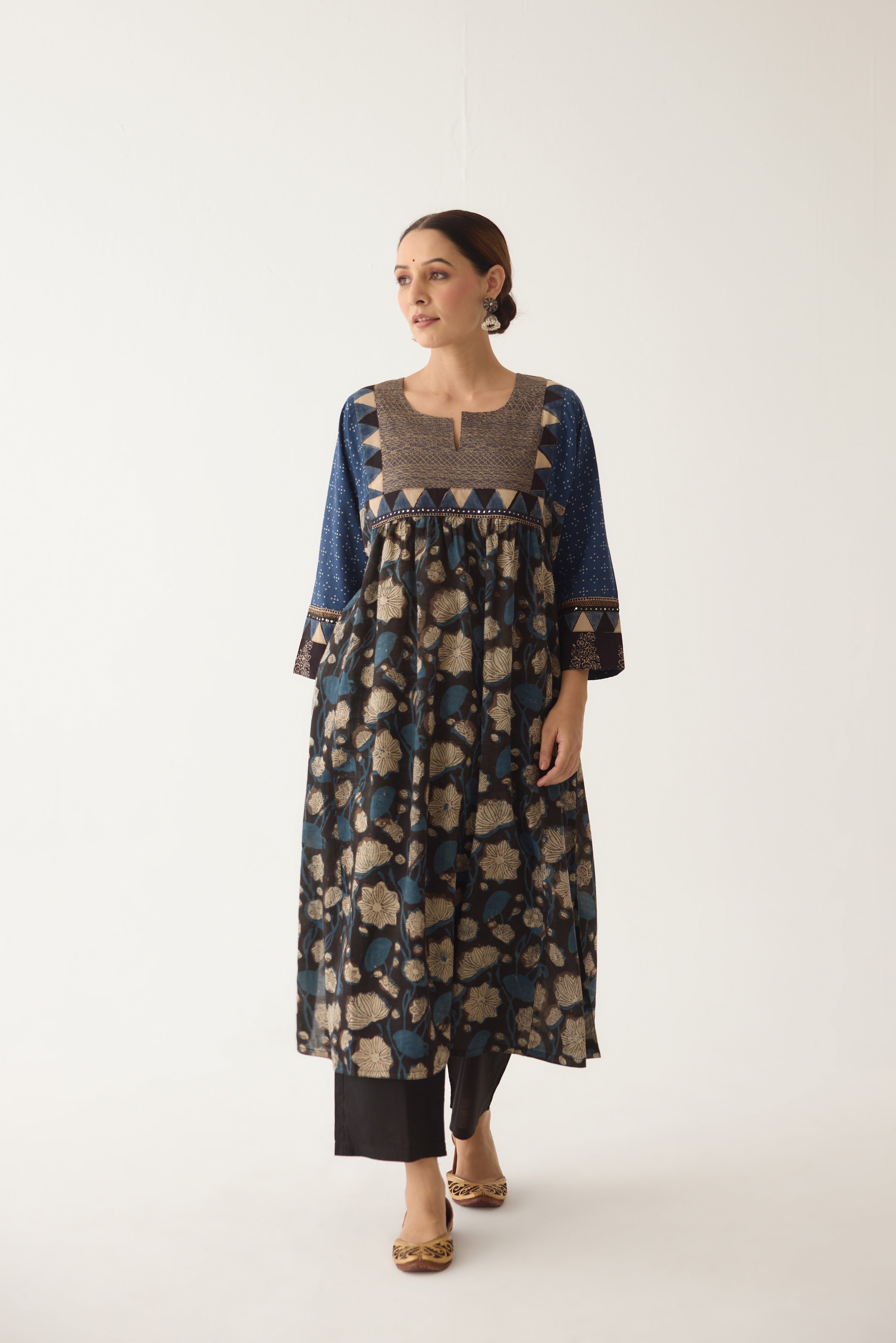 Banjara Kurta Black/ Indigo (Set of 2) (9996770214187)