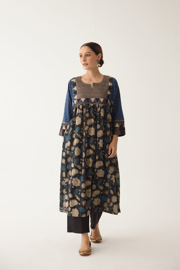 Banjara Kurta Black/ Indigo (Set of 2) (9996770214187)