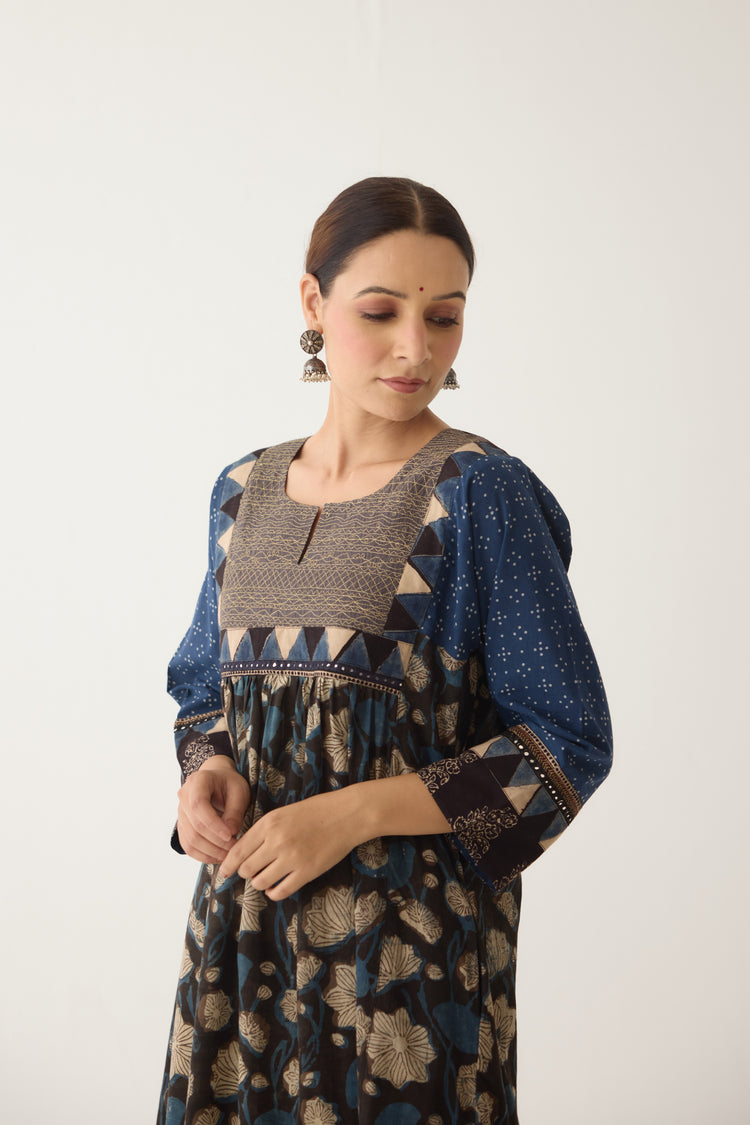 Banjara Kurta Black/ Indigo (Set of 2) (9996770214187)