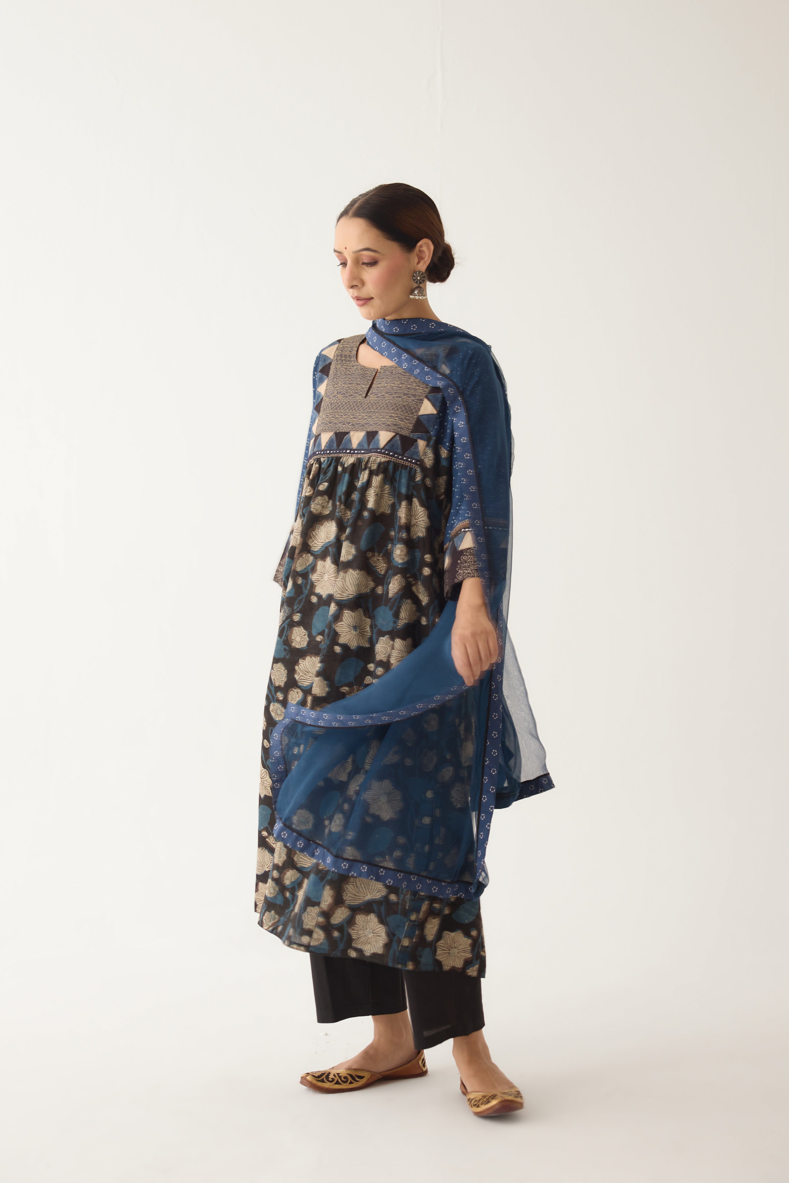 Banjara Kurta Black/ Indigo (Set of 2) (9996770214187)