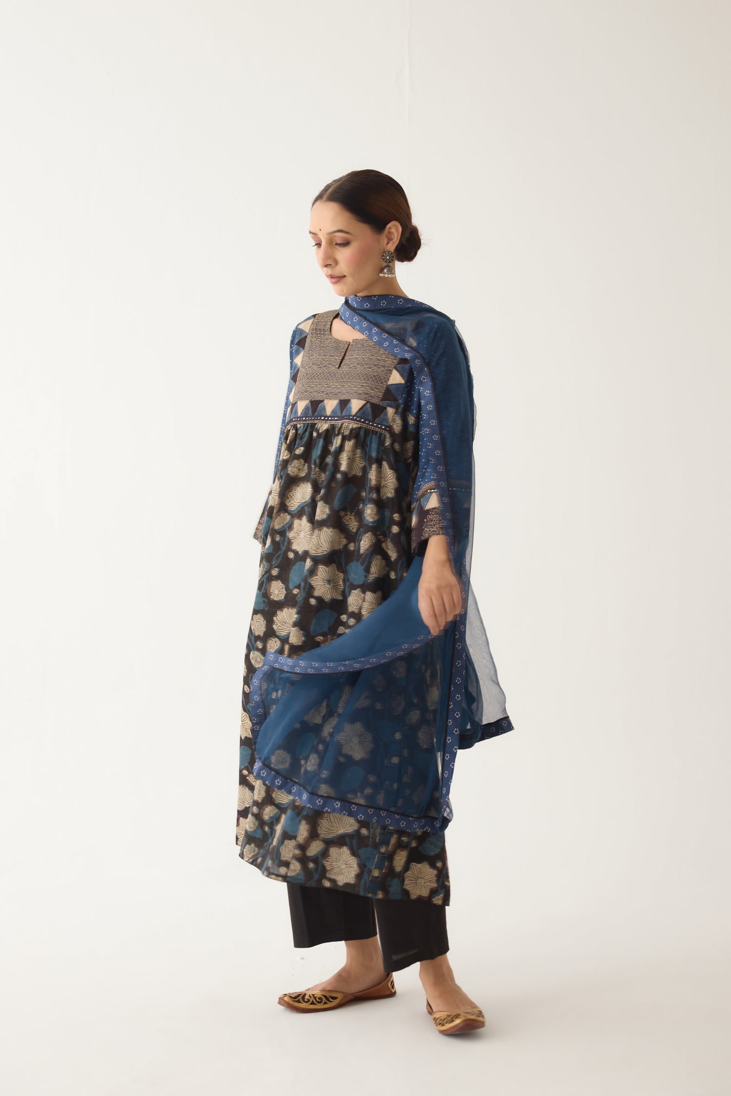 Banjara Kurta Black/ Indigo (Set of 2) (9996770214187)