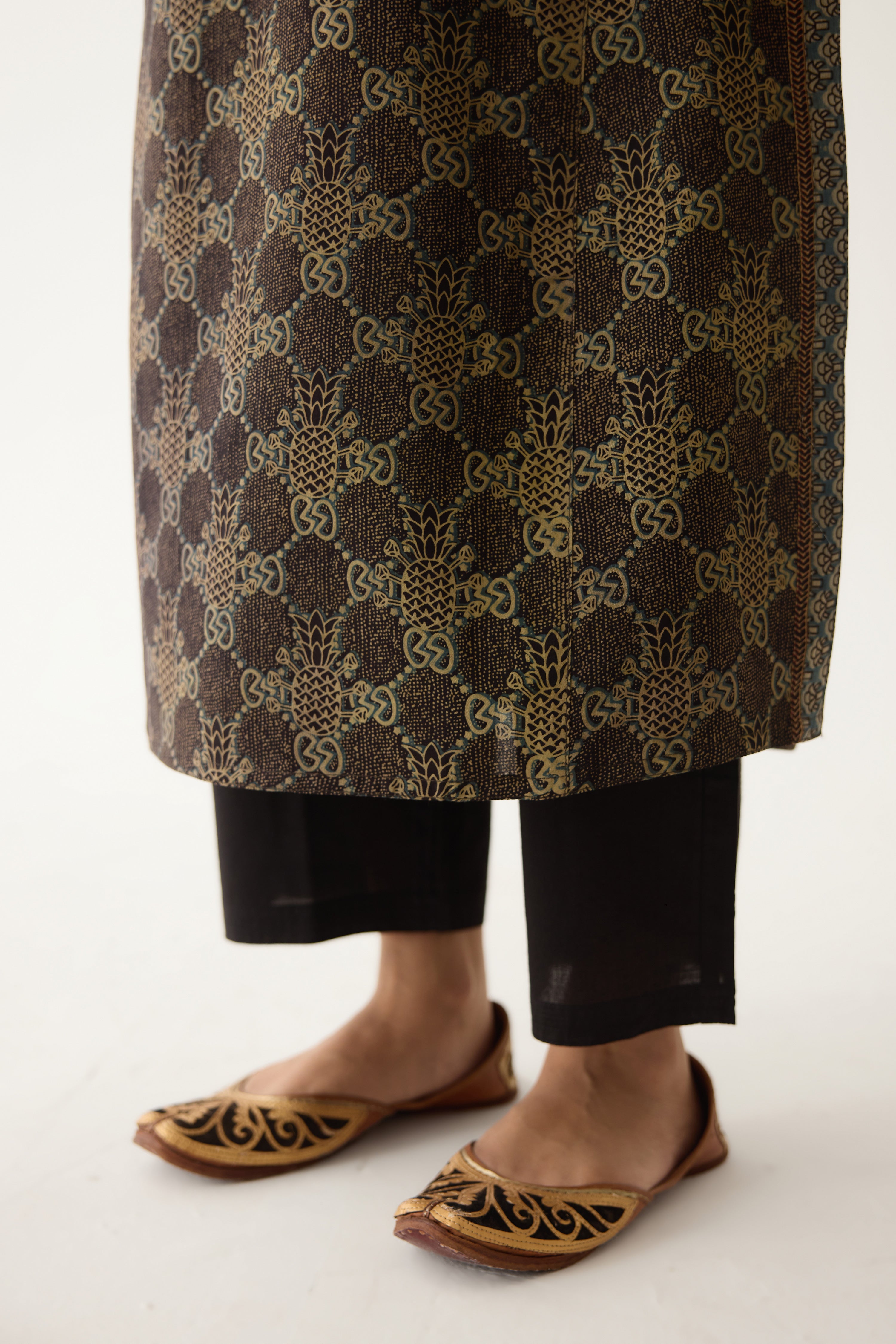 Rozana Kurta Black/ Blue (Set of 2) (9996978127147)