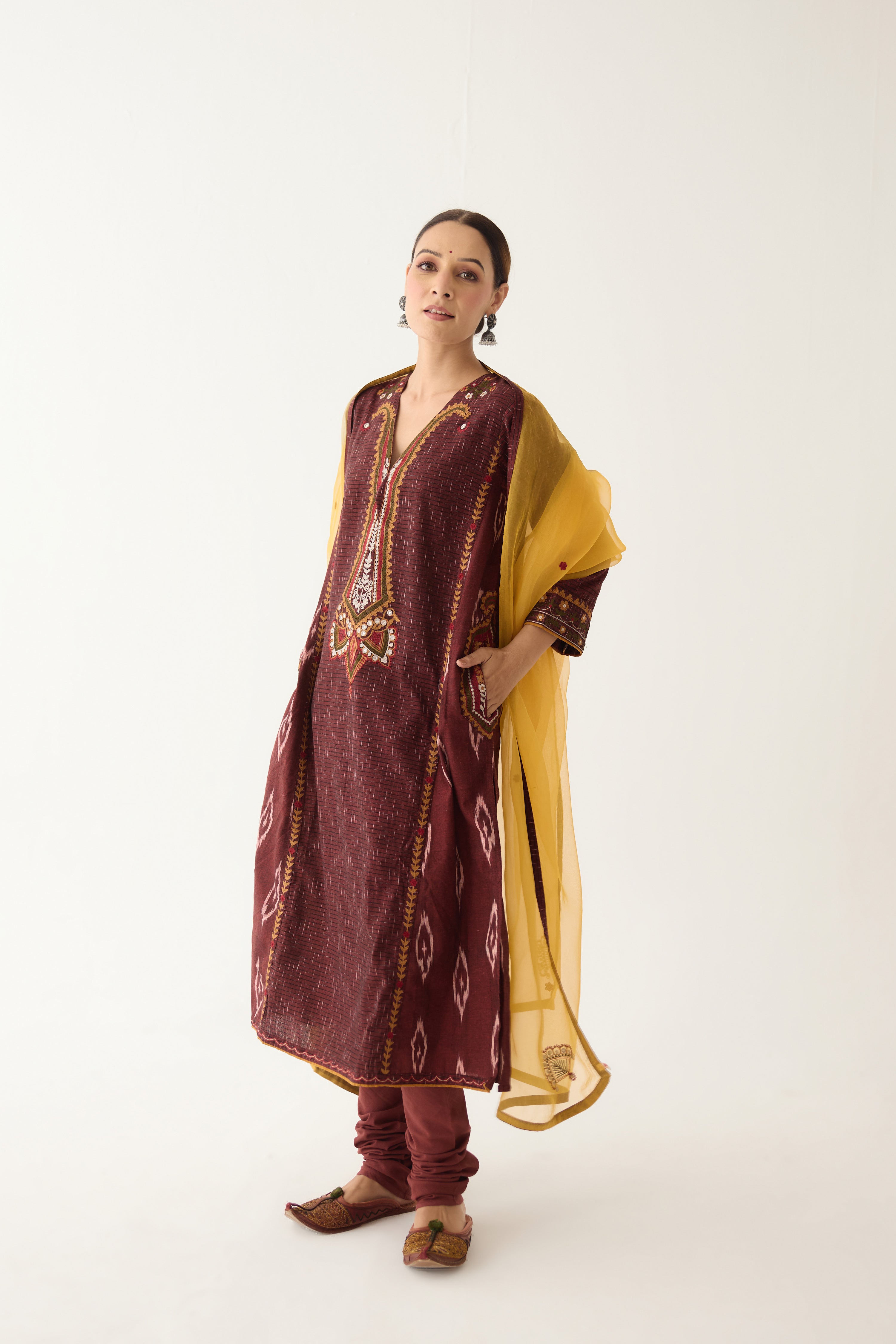 Siya Dupatta Yellow (9997432357163)