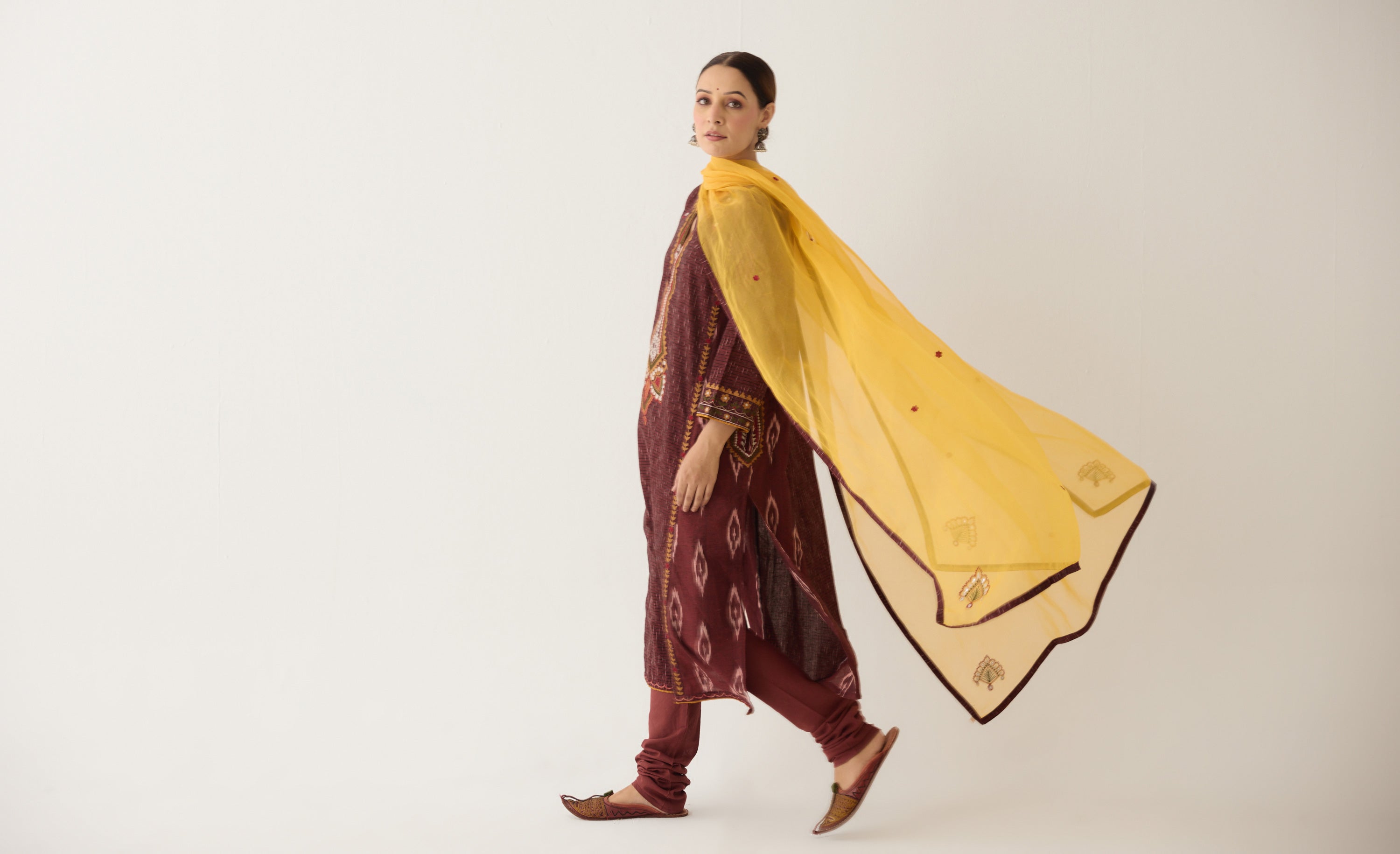Siya Dupatta Yellow (9997432357163)