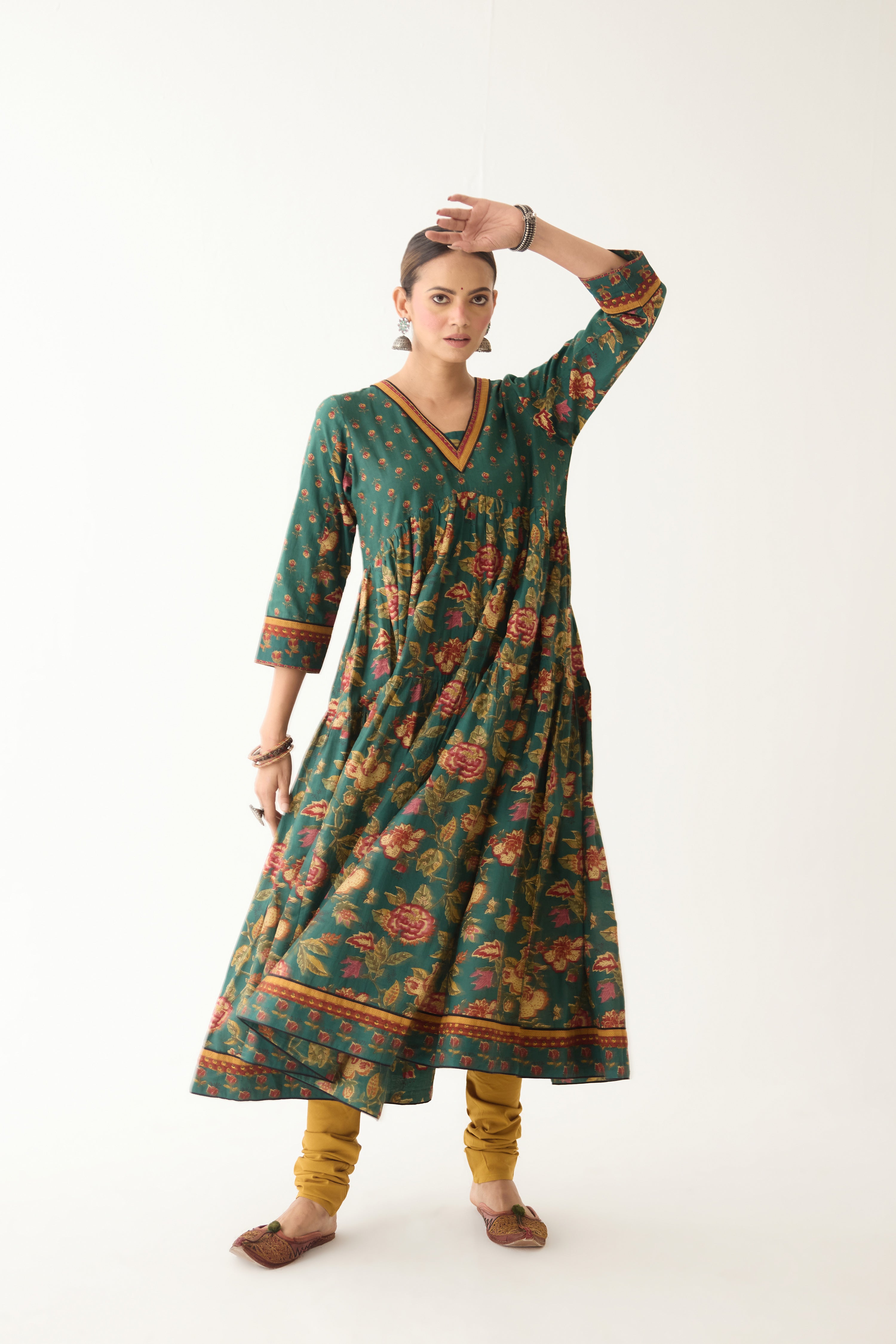 Kairi Kurta Green (Set of 3) (9997132628267)