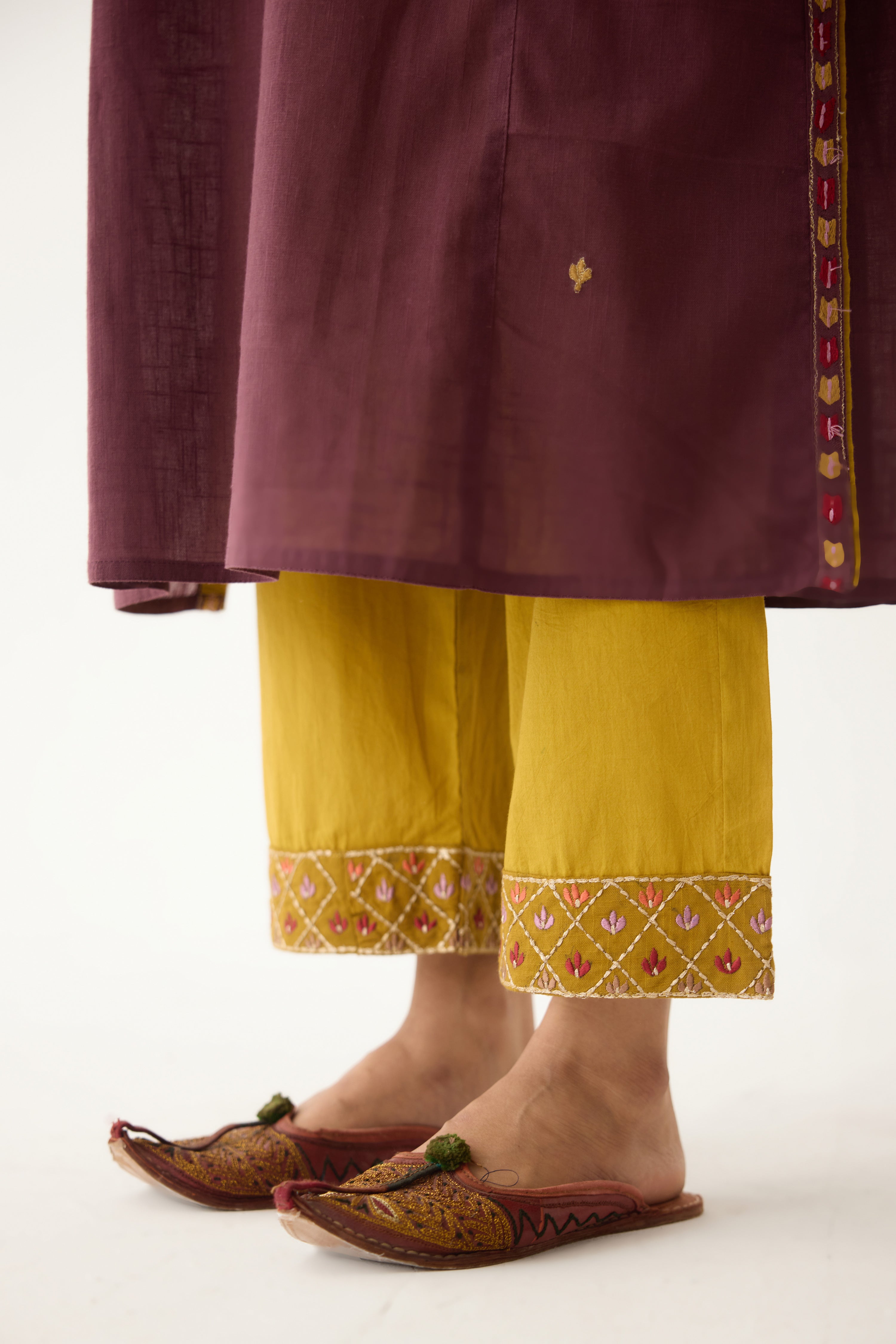 Elena Pant Mustard (9997422821675)