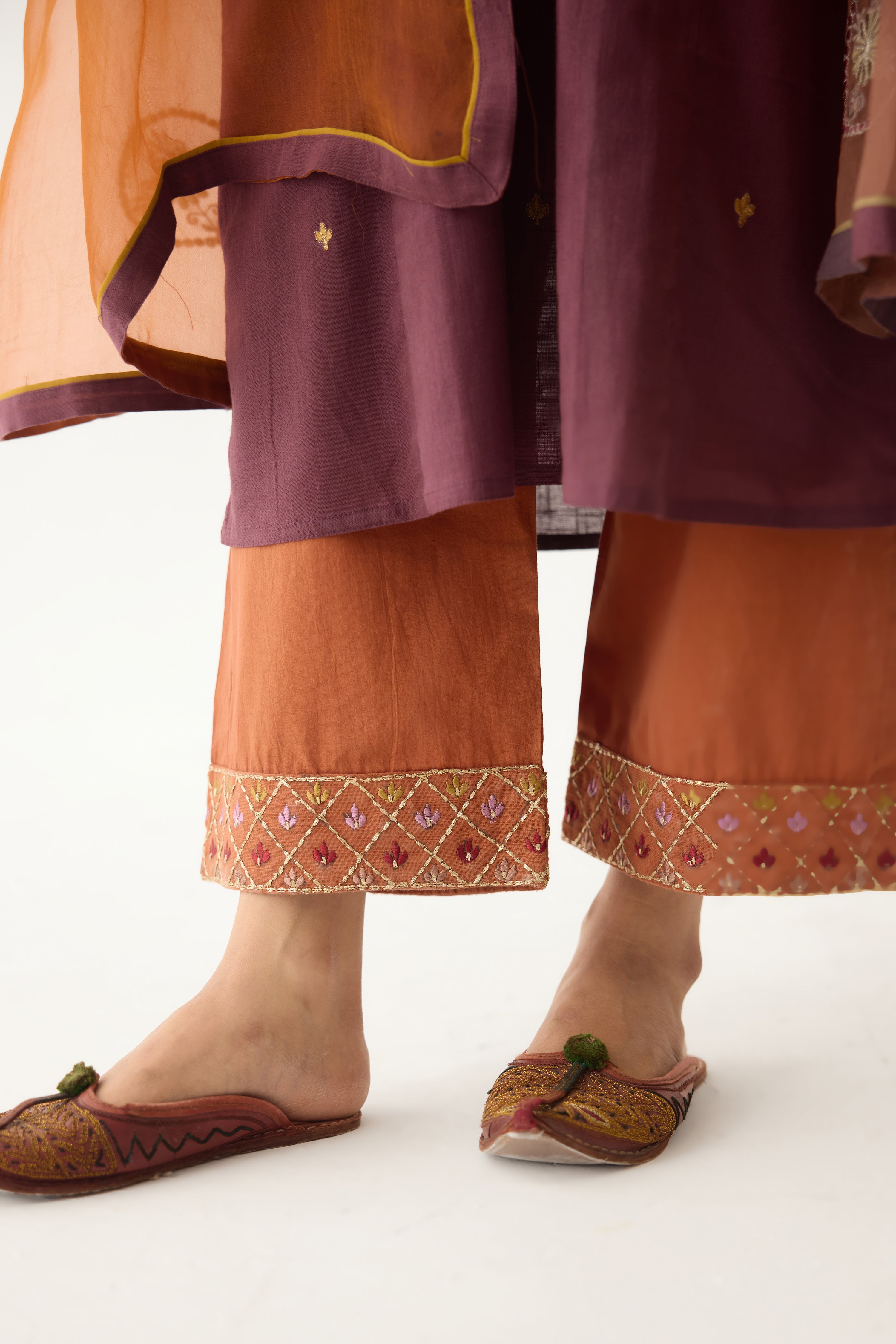 Elena Pant Rust (9997421052203)