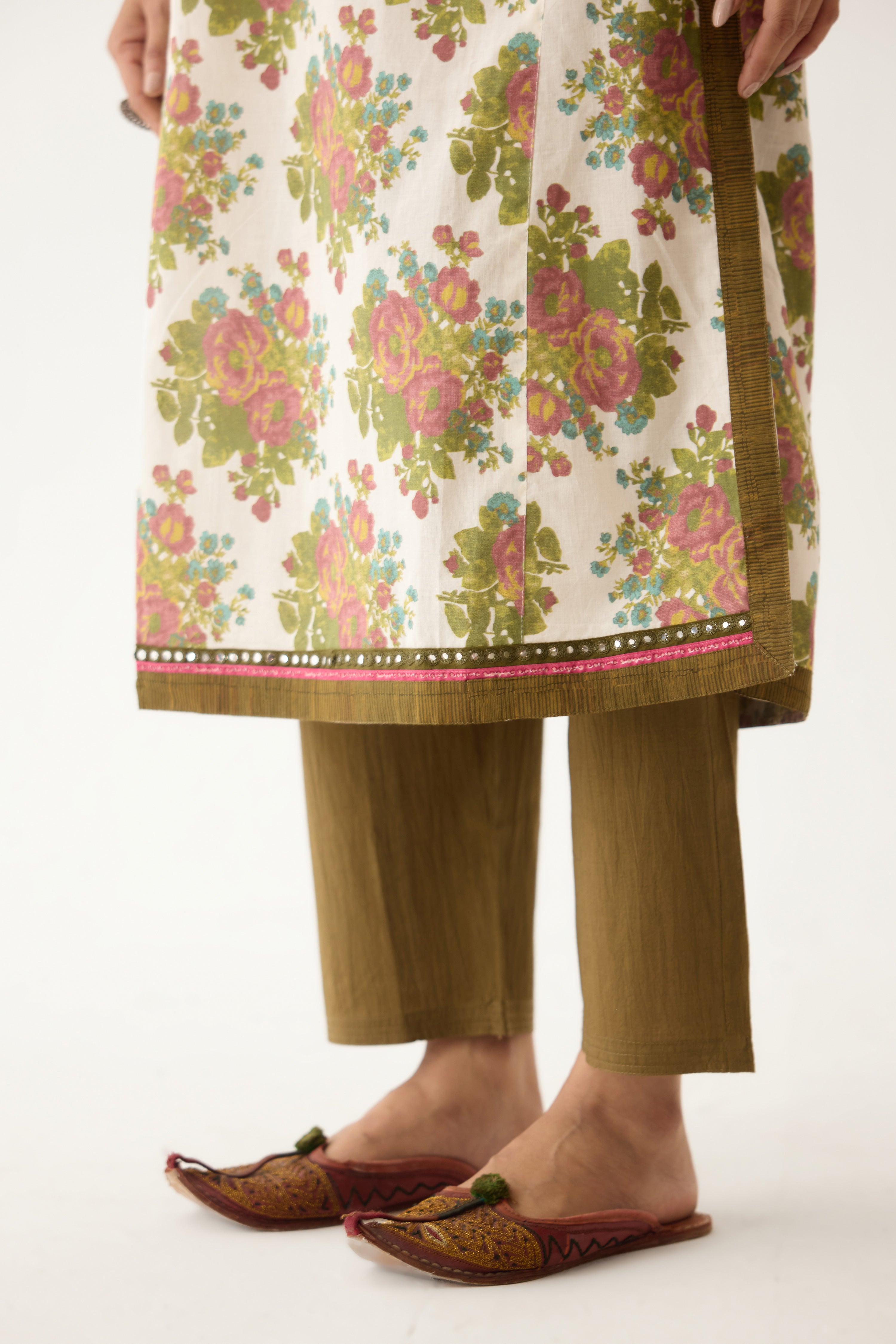 Rozana Kurta Cream/ Blush (Set of 3) (9996199264555)