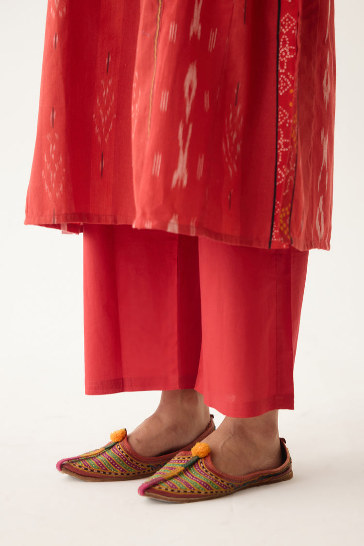Rozana Kurta Red/ Orange (Set of 3) (9996724797739)