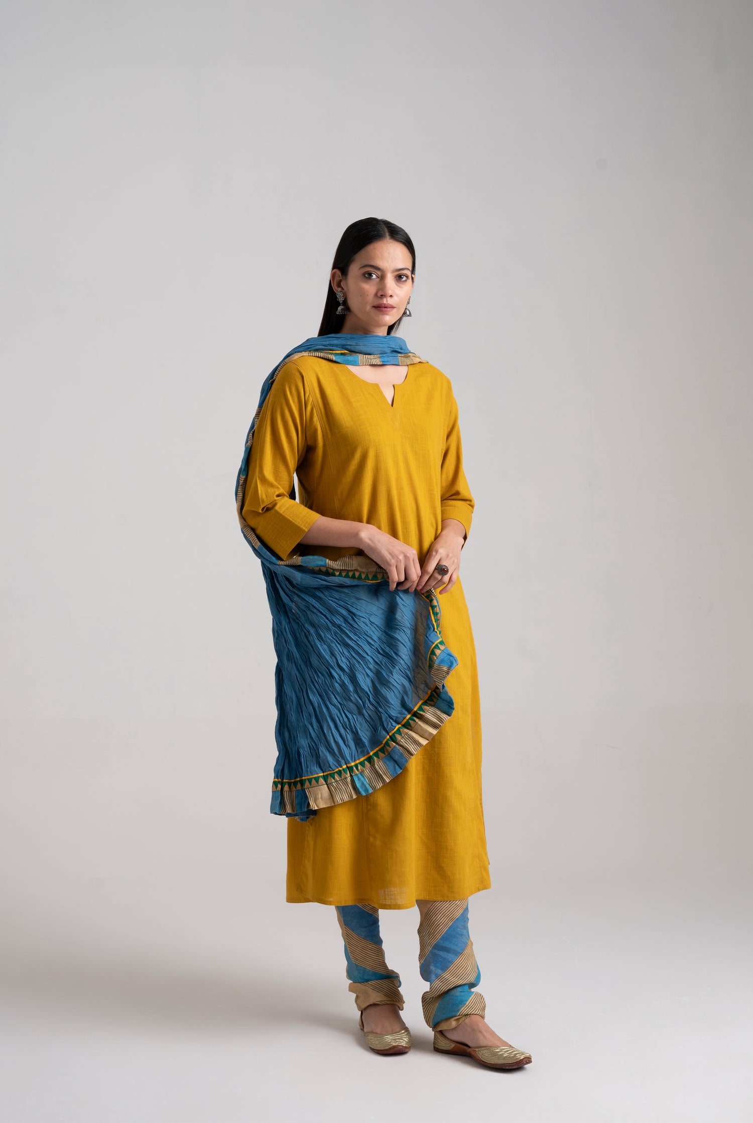 Rozana Essentials - Bottom & Dupatta (Set of 2) (8957259055403)