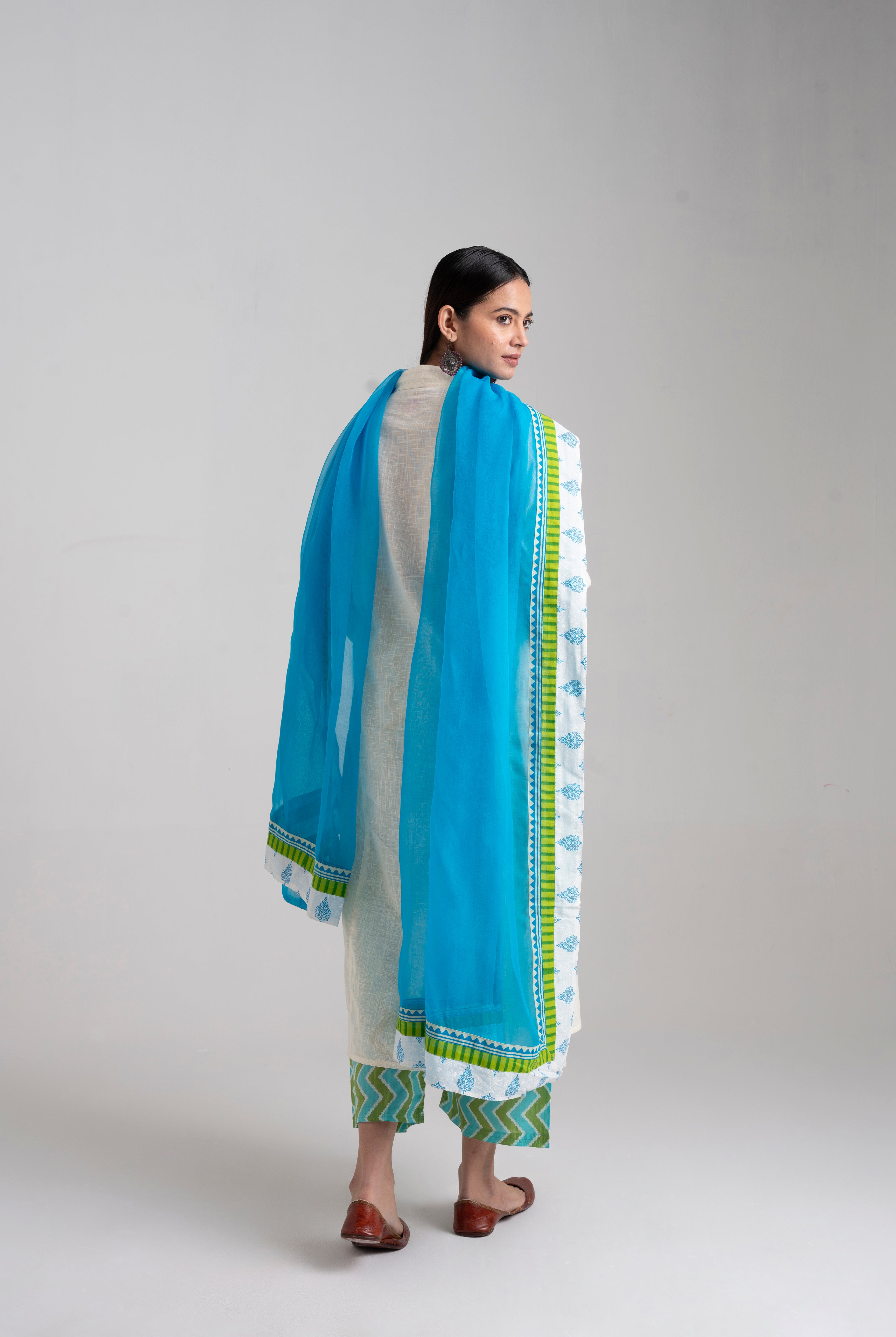 Rozana Essentials - Pant & Dupatta (Set of 2) (8957315416363)