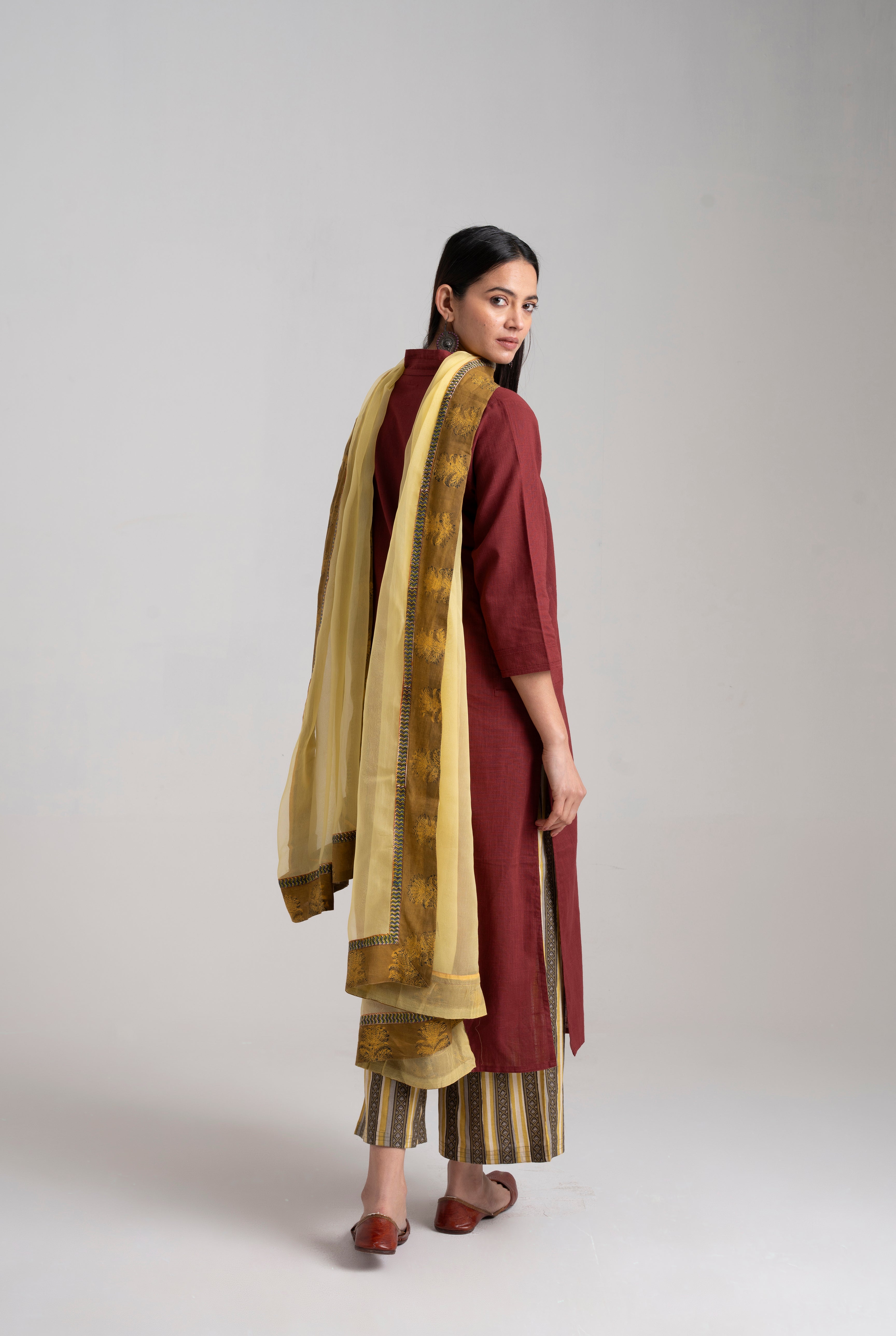 Rozana Essentials - Pant & Dupatta (Set of 2) (8957312139563)