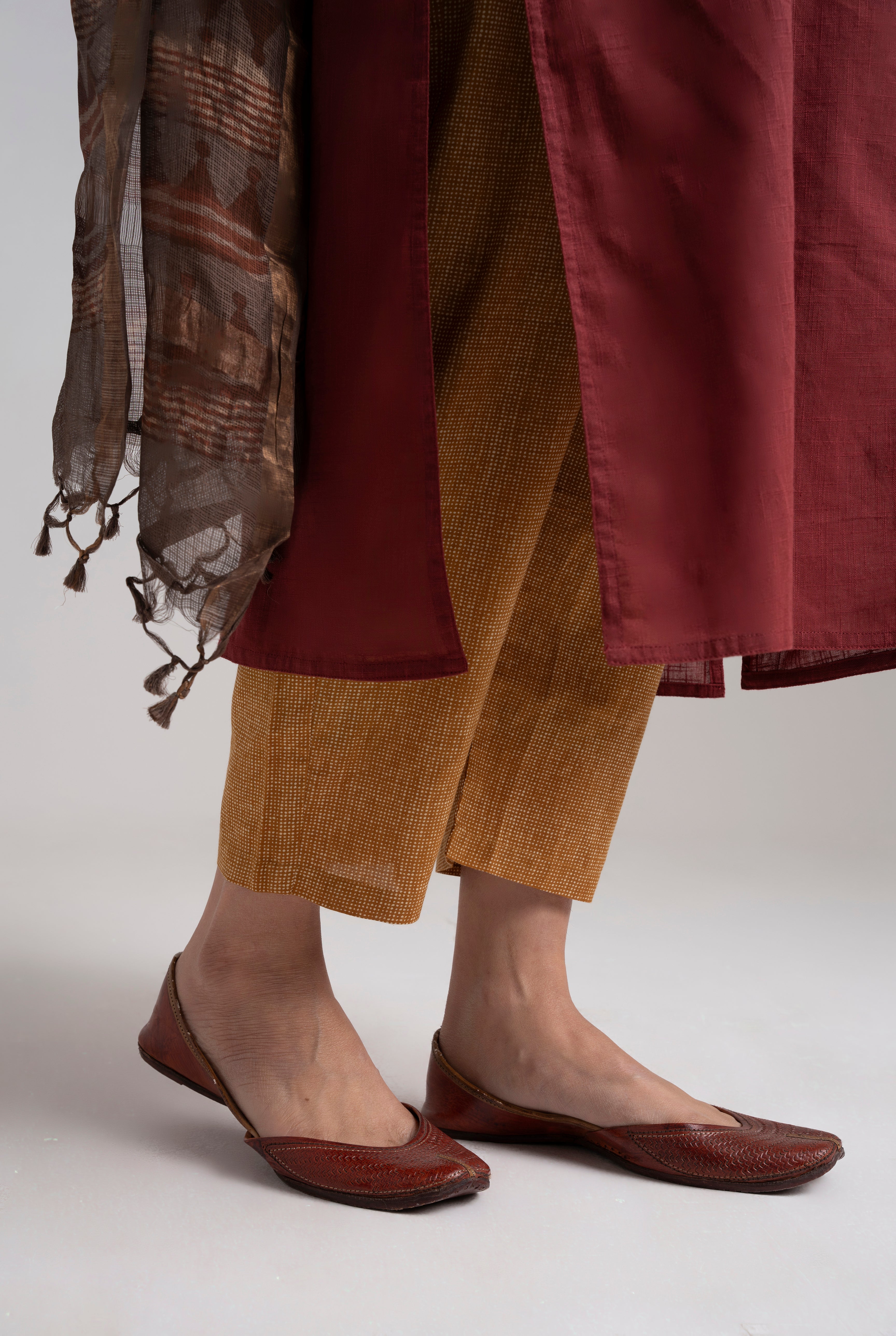 Rozana Essentials - Pant & Dupatta (Set of 2) (8957358342443)