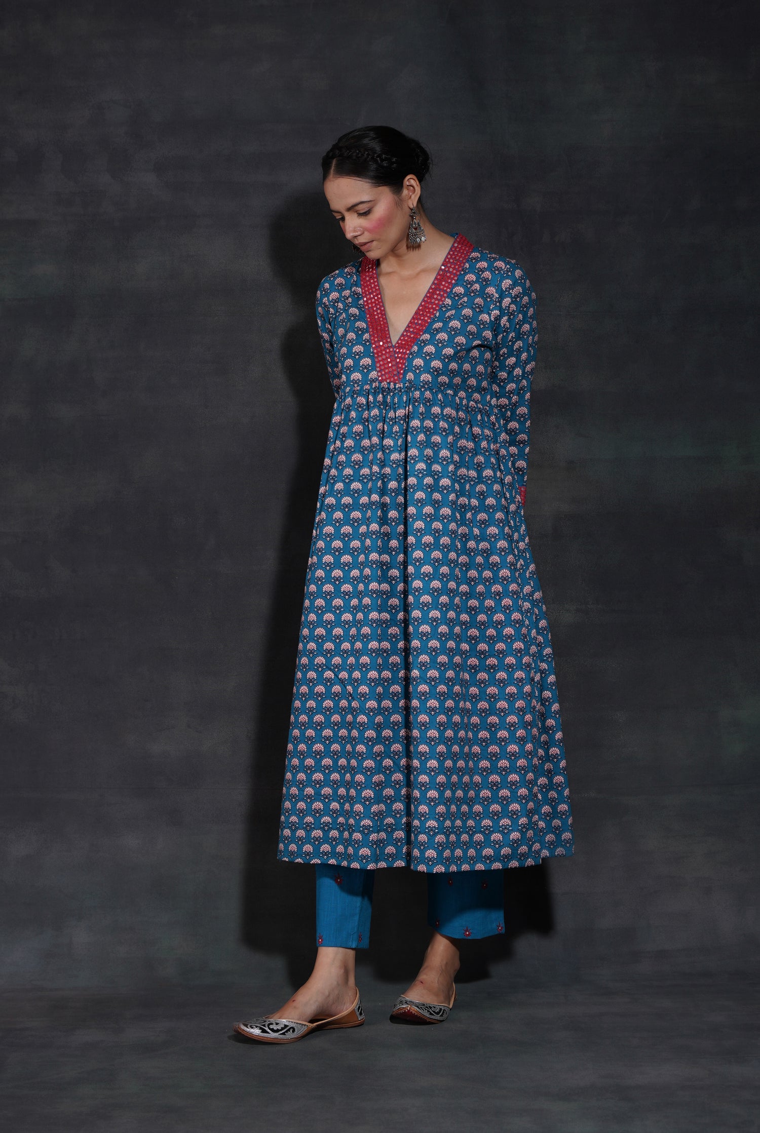 Soha Kurta Cobalt (7152937992239)