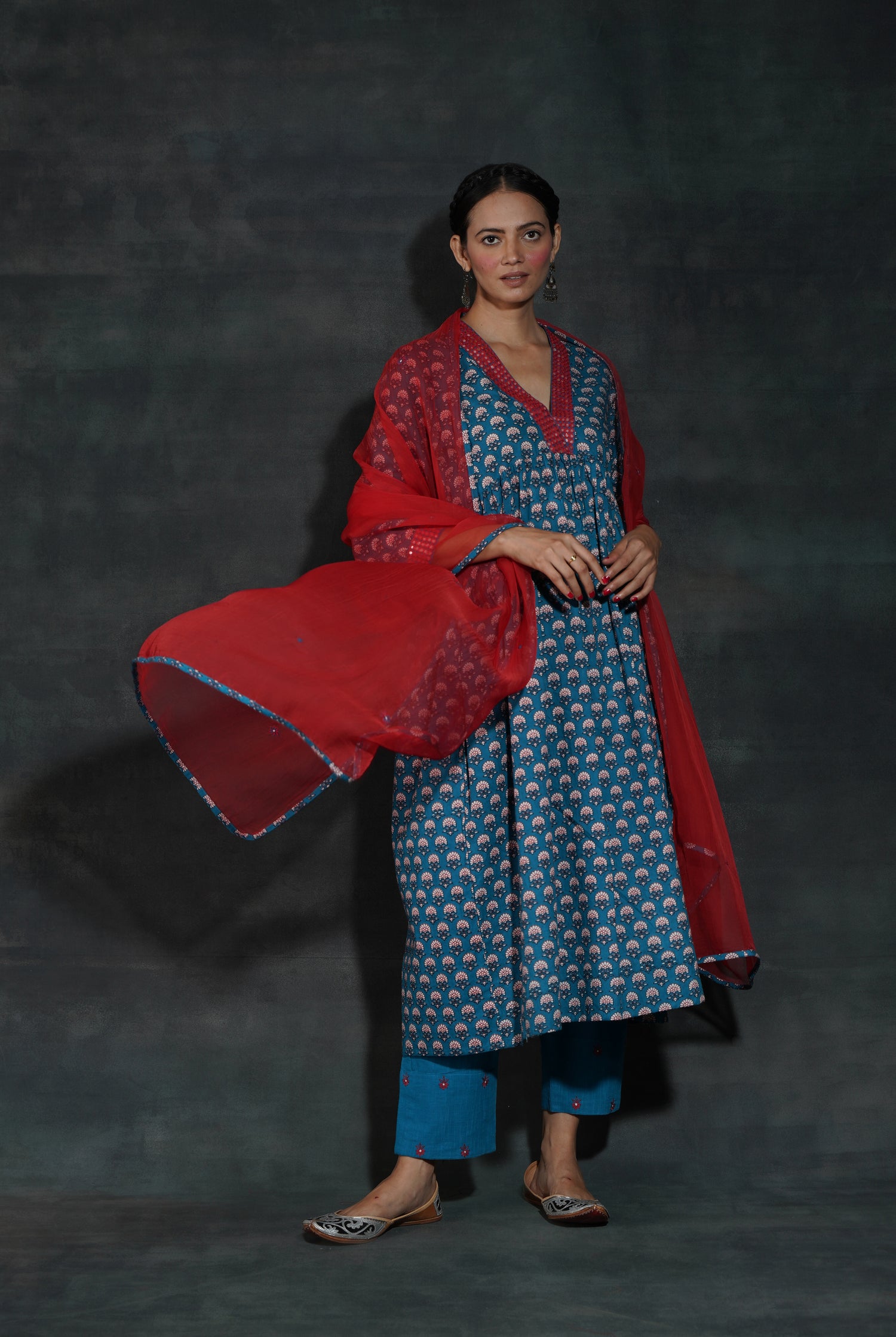 Soha Kurta Cobalt (7152937992239)