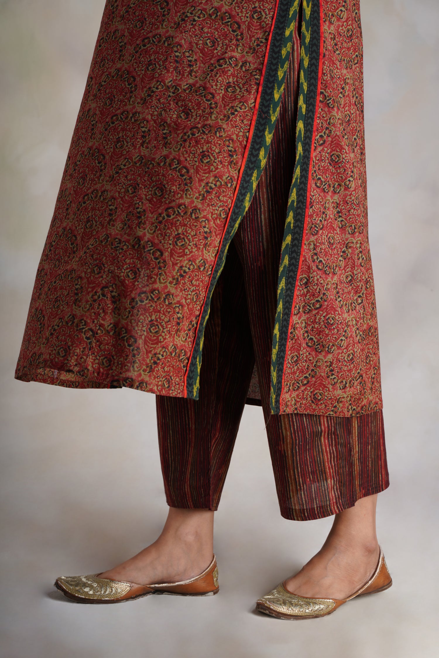 Rozana Pants Raya Rust Wine (6755842523183)