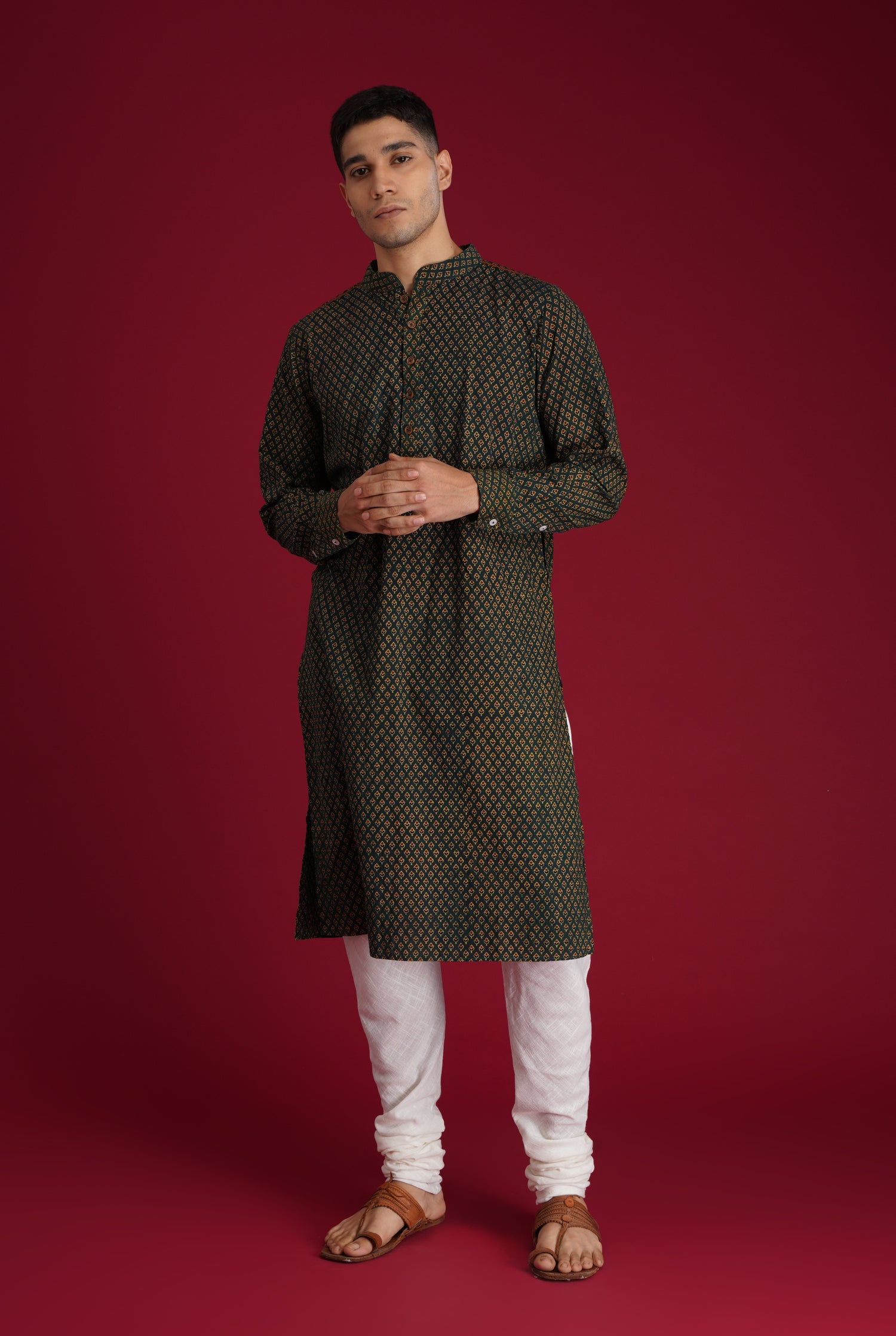 Rozana Kurta Green (7135776374831)