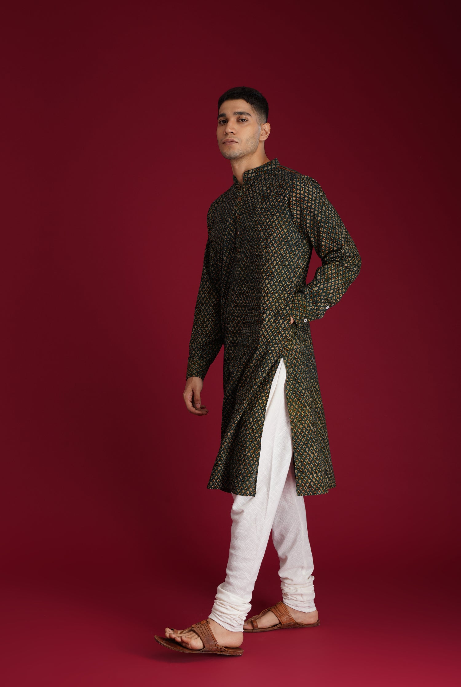 Rozana Kurta Green (7135776374831)
